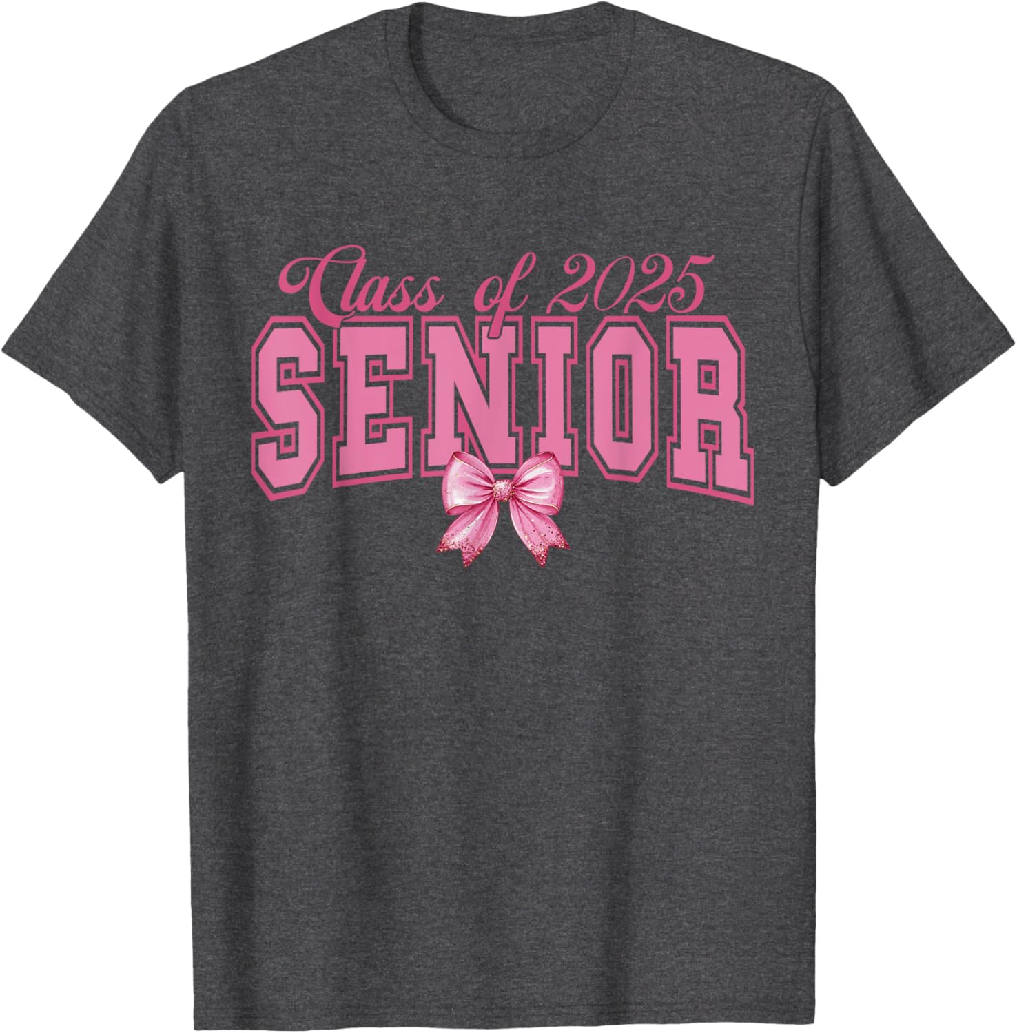 Class of 2025 Graduation Bow Tee Stylish T-Shirt for Proud Grads - 4