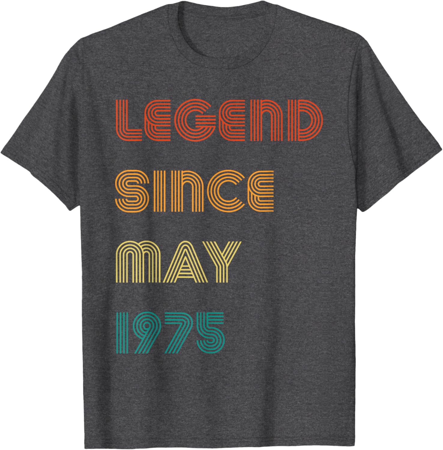 Legend Since May 1975 Retro 50th Birthday T-Shirt for Celebrating Milestones - 9