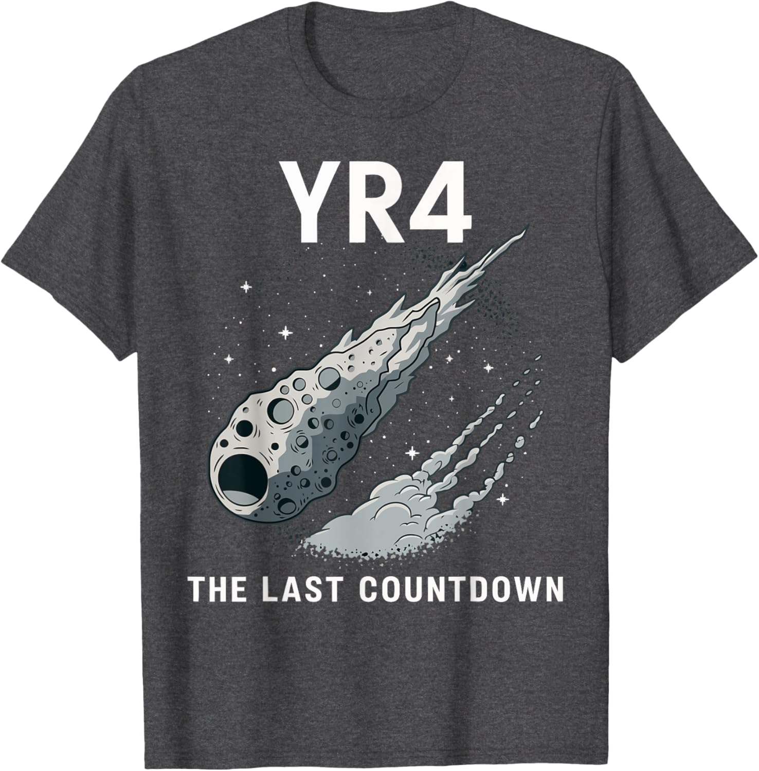 Asteroid YR4 Countdown T-Shirt for Space and Comet Lovers, December 2032 - 3