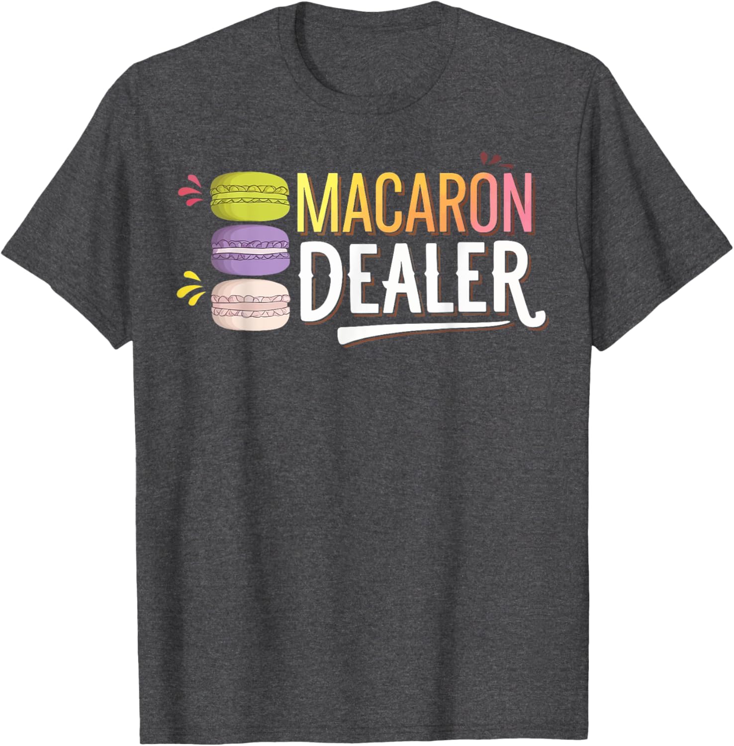 Charming Macaron Dealer T-Shirt for Sweet Treat Lovers and Foodies - 2