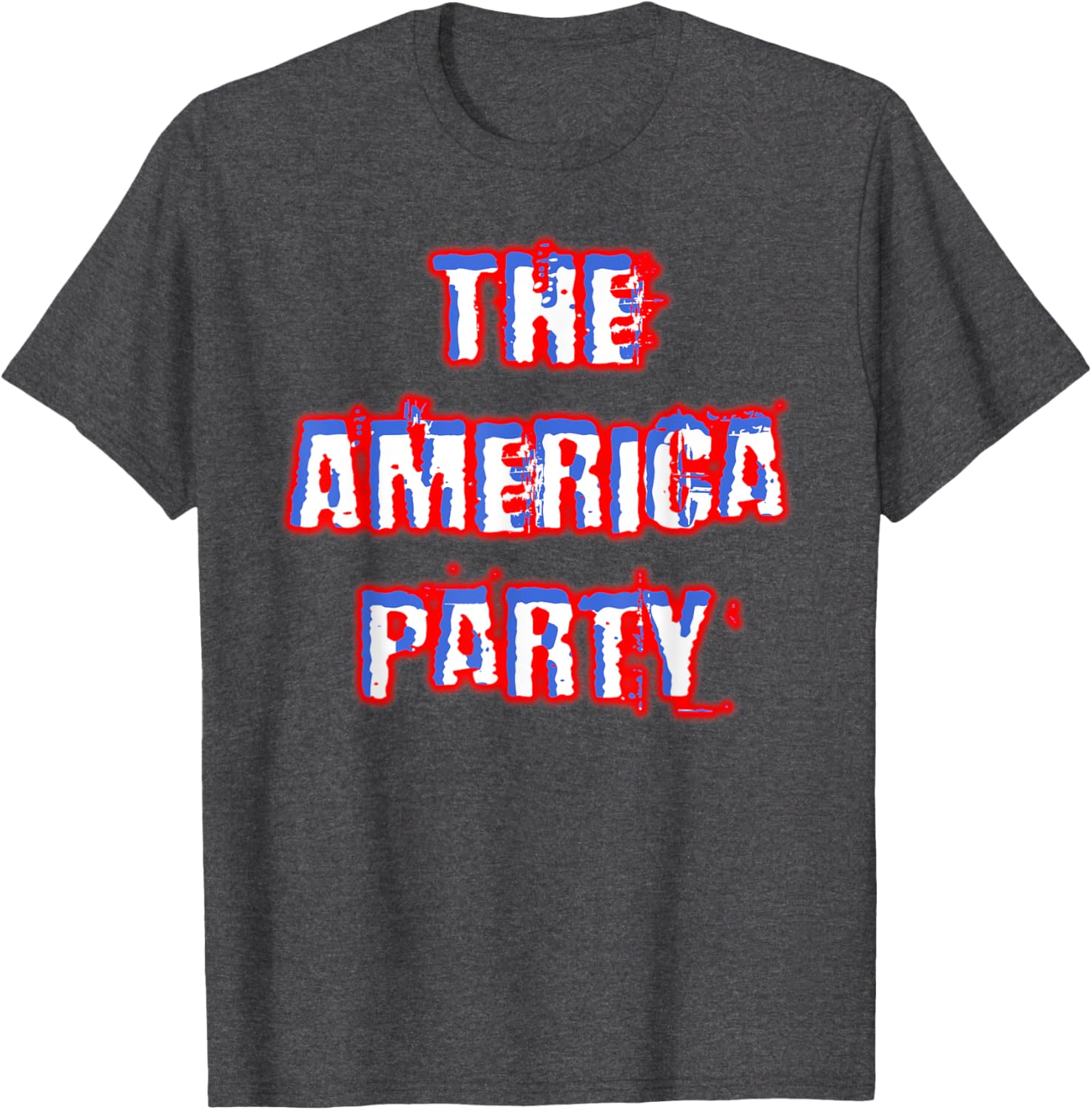 America Party Red White and Blue T-Shirt for Fun and Festive Wear - 28