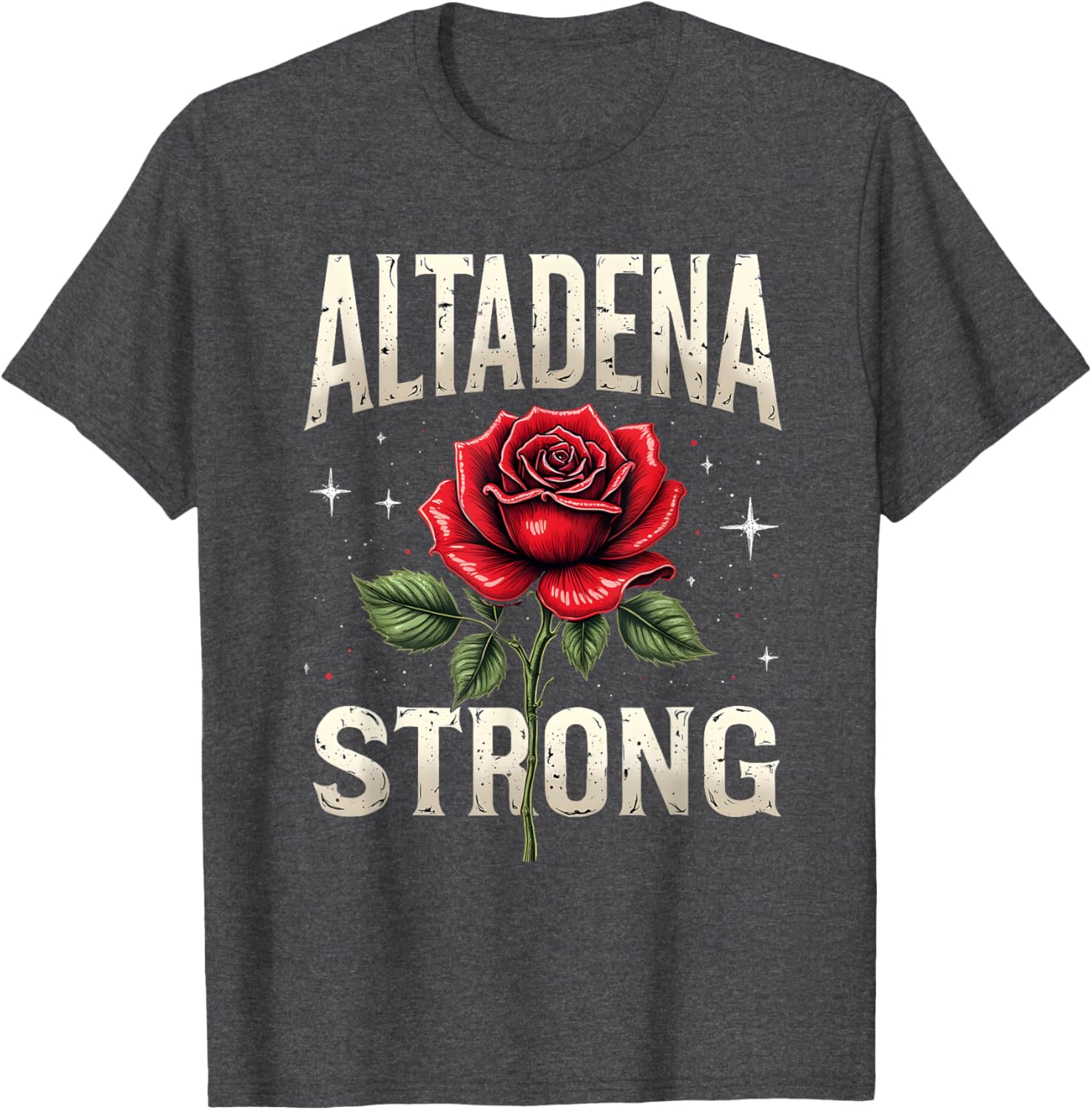 Altadena Strong Red Rose Costume Design T-Shirt for Unique Style - 20