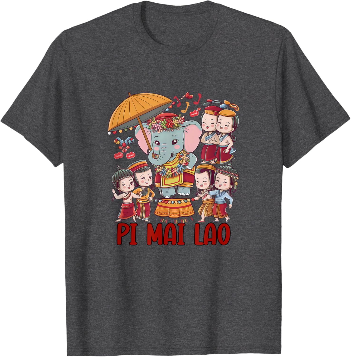 Celebrate Laos with Happy Lao New Year Pi Mai T-Shirt for Everyone - 1