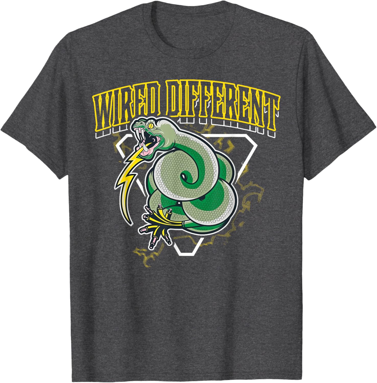 Wired Different Snake T-Shirt for Unique Style and Comfort - 3