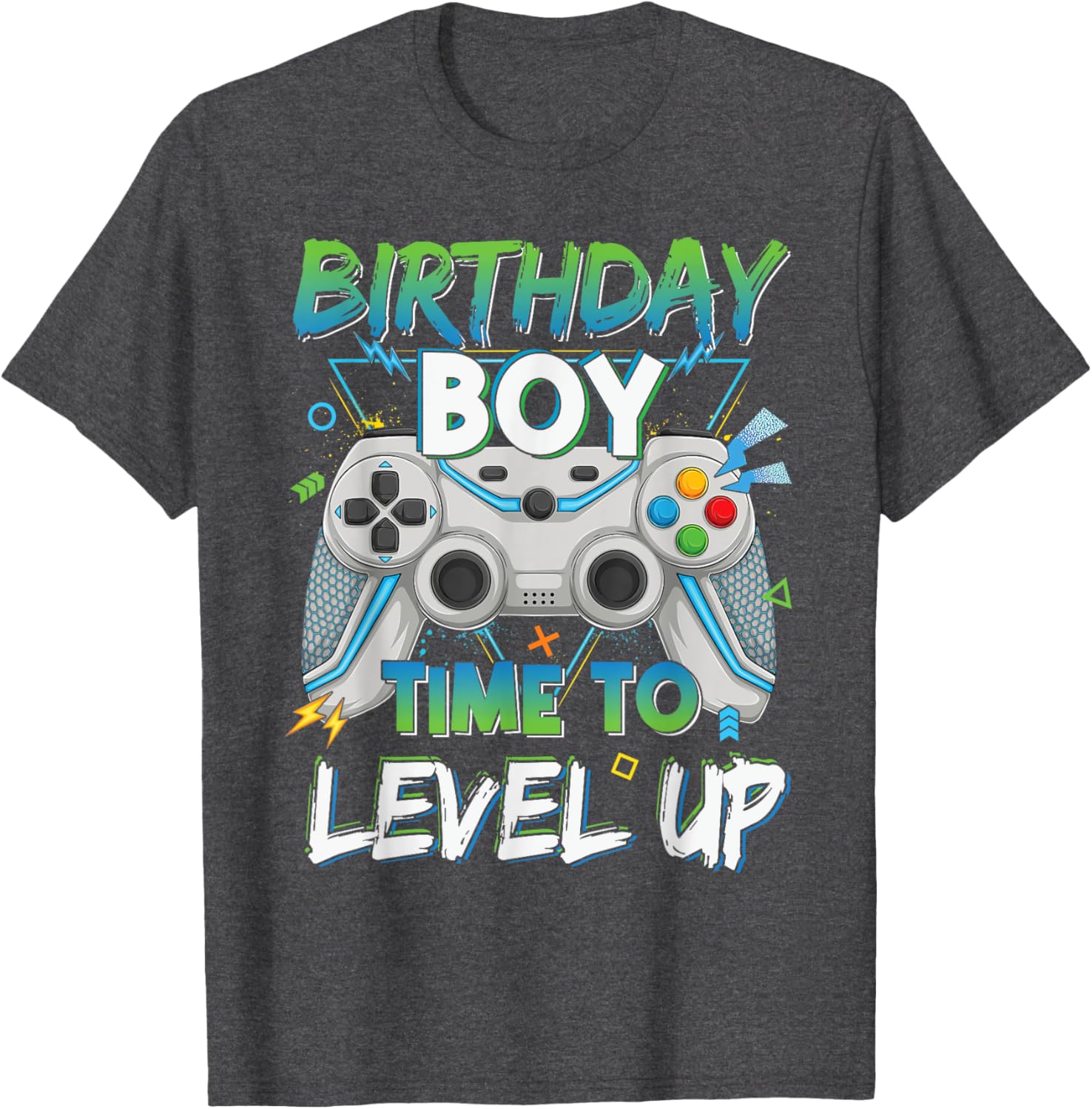Level Up Gaming Birthday Boy T-Shirt for Young Gamer Boys - 27