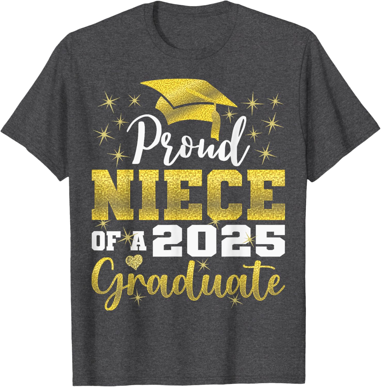 Super Proud Niece of Graduate 2025 Senior Graduation Family T-Shirt - 13