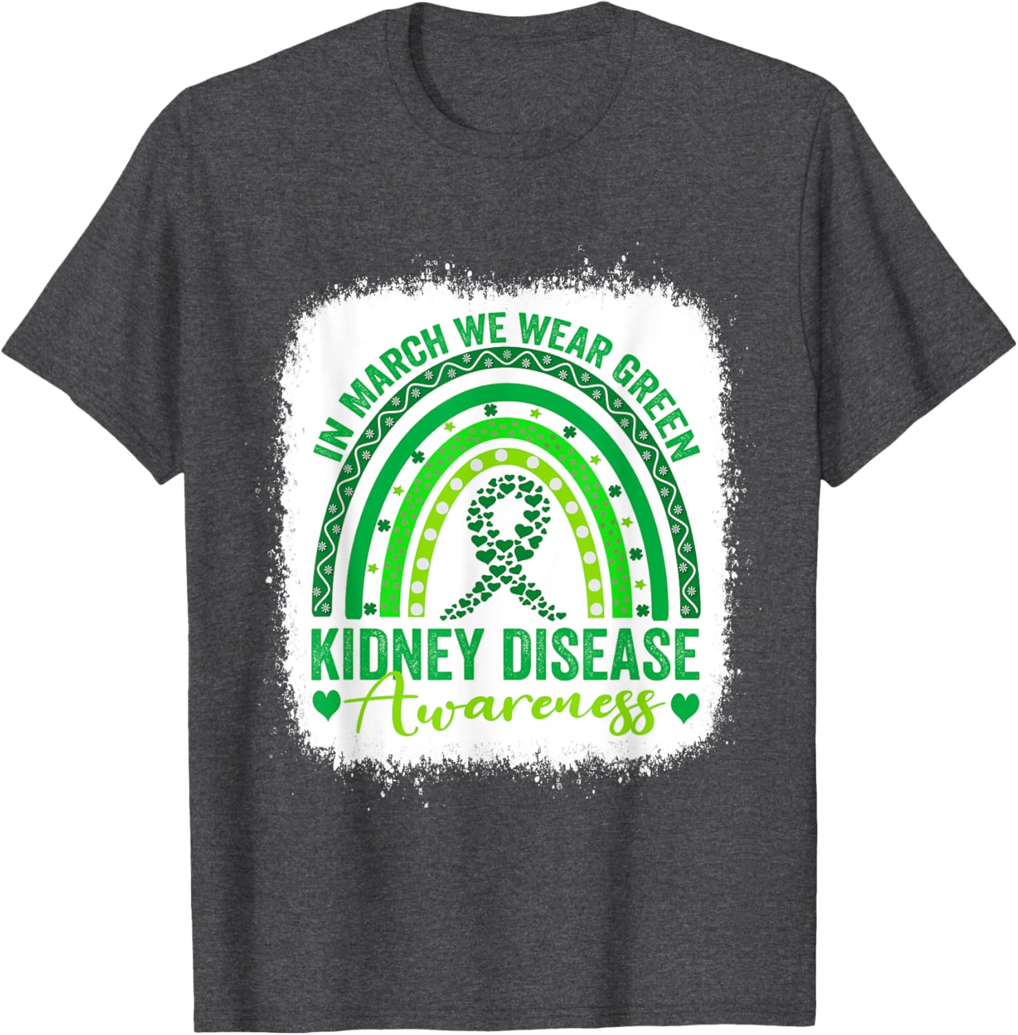 We Wear Green for Kidney Disease Awareness Month 2025 T-Shirt - 6