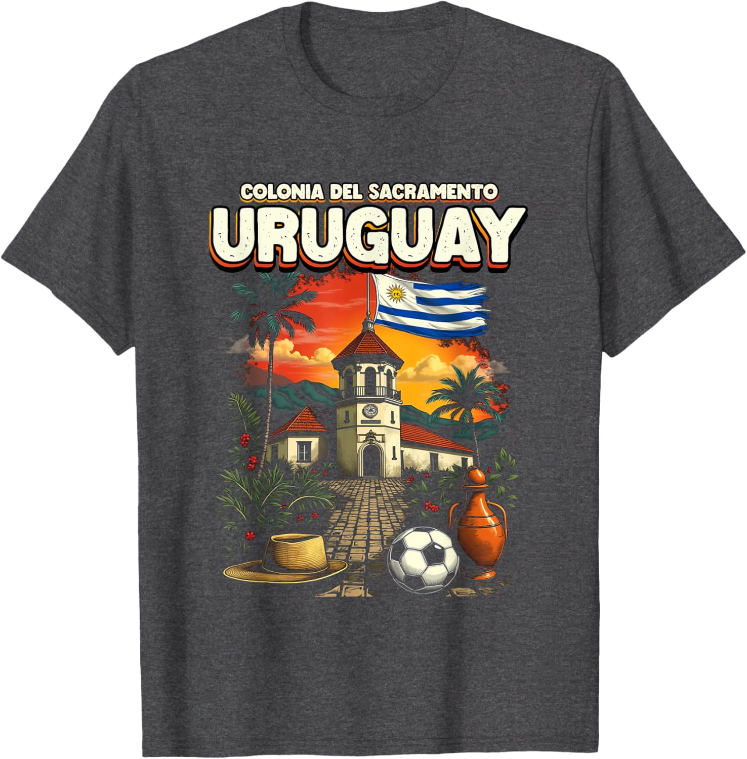Colonia Del Sacramento Uruguay T-Shirt for Memorable Vacation Souvenir - 11