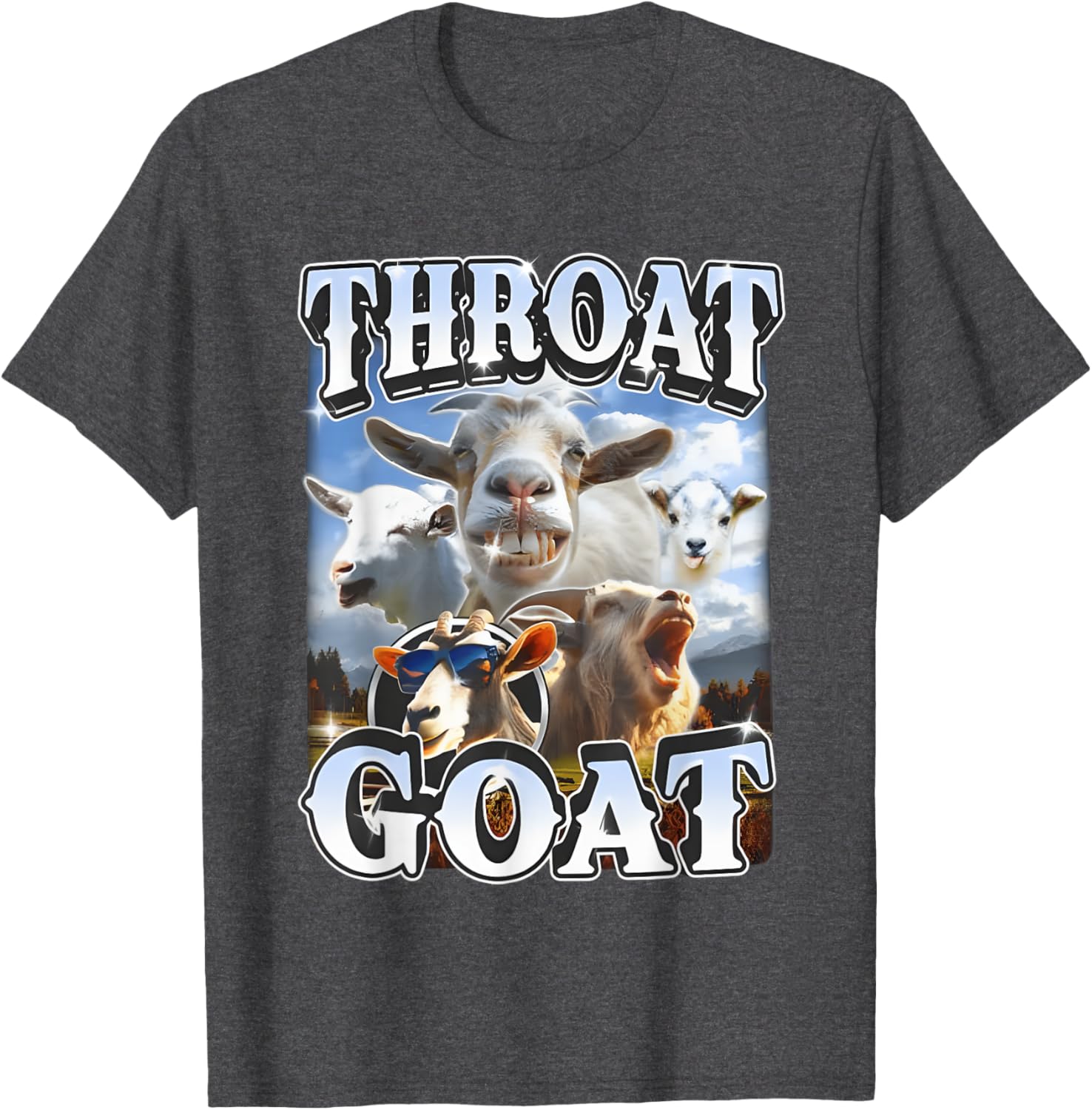 Throat Goat Retro Funny Gag T-Shirt for Adult Humor Lovers - 22