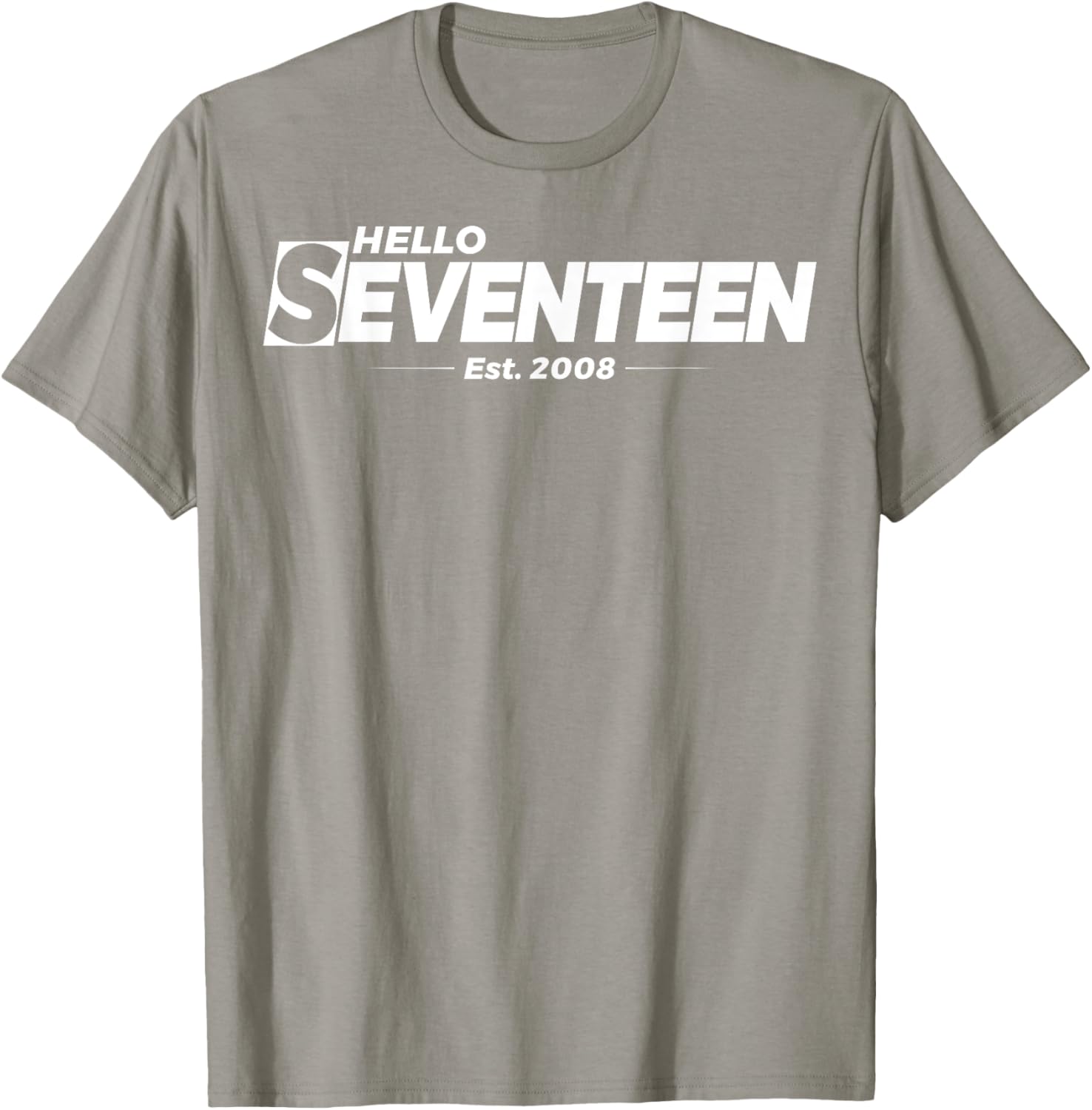 Hello Seventeen Birthday T-Shirt for 17th Birthday Celebration Gifts - 18