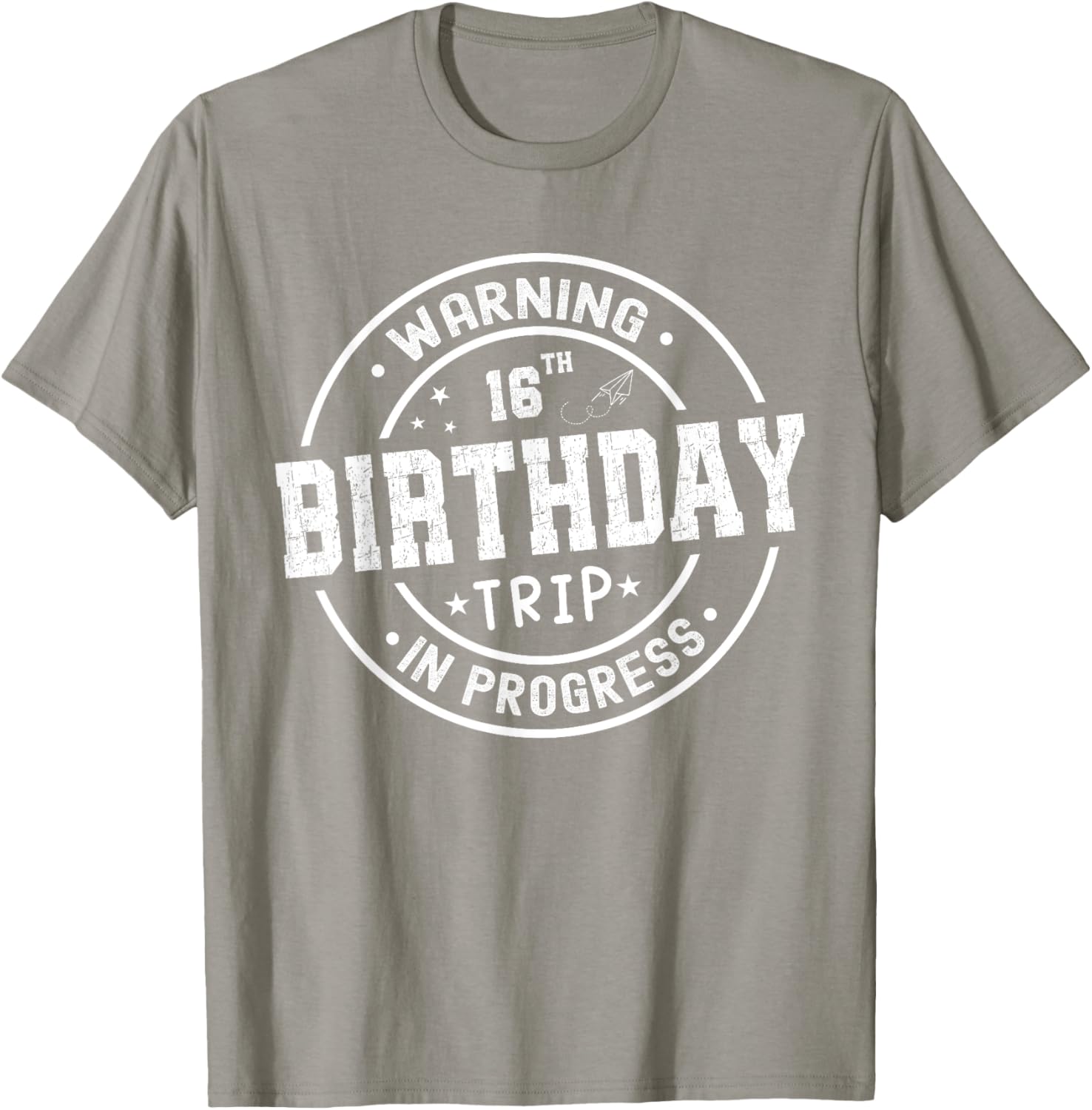 Funny 16th Birthday Trip In Progress T-Shirt for Teens and Kids - 10
