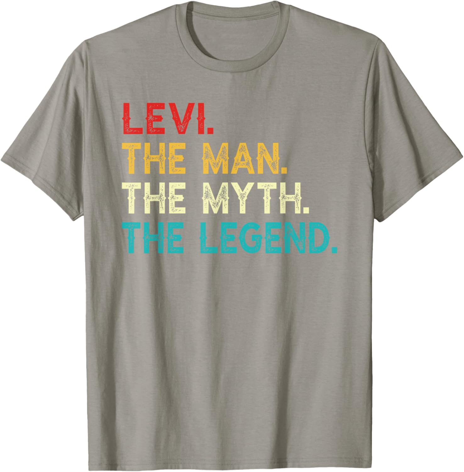 Funny Vintage Levi T-Shirt The Man The Myth The Legend Birthday Gift - 21