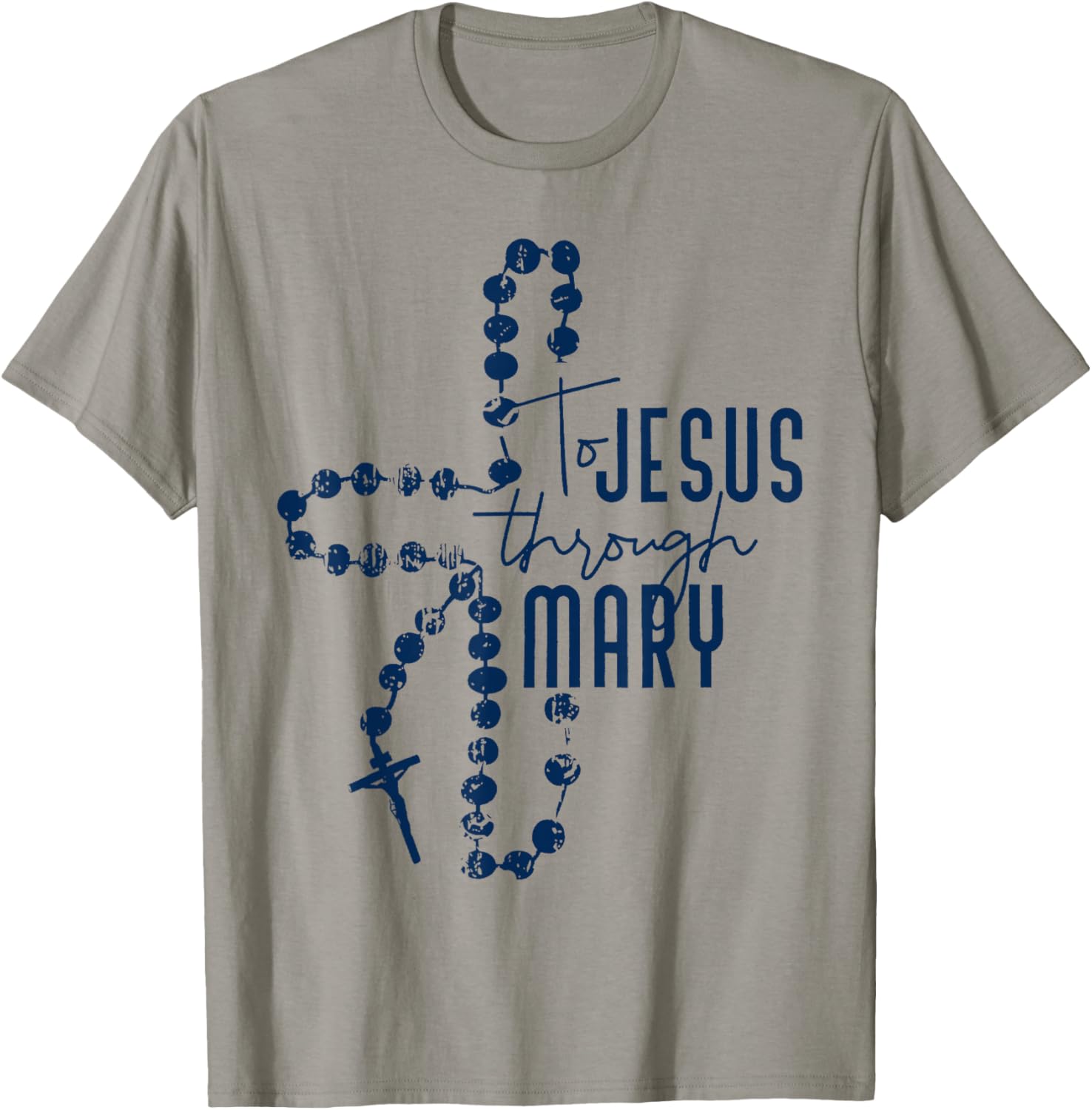 To Jesus Through Mary Christian T-Shirt for Faith and Inspiration - 7