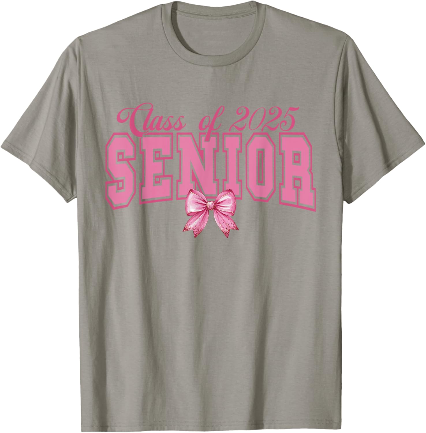 Class of 2025 Graduation Bow Tee Stylish T-Shirt for Proud Grads - 19