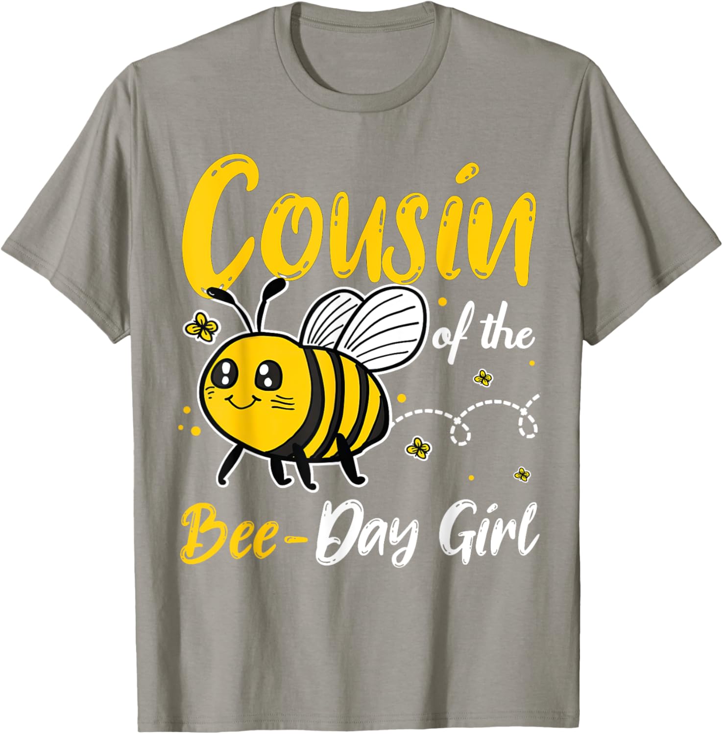Cousin of the Bee Day Girl Birthday Squad Matching T-Shirt for Kids - 16