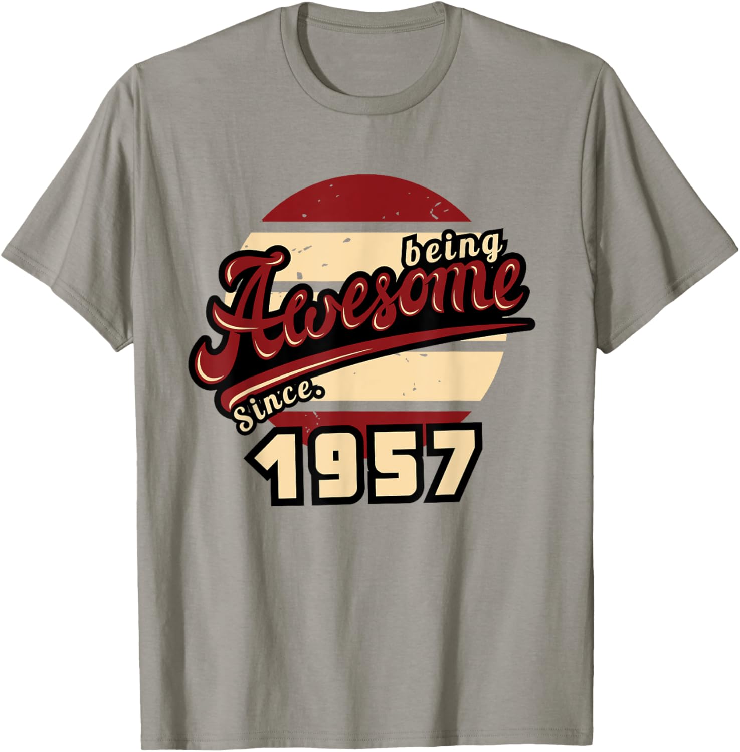 Awesome Since 1957 Retro 68th Birthday T-Shirt Gift for Him or Her - 5