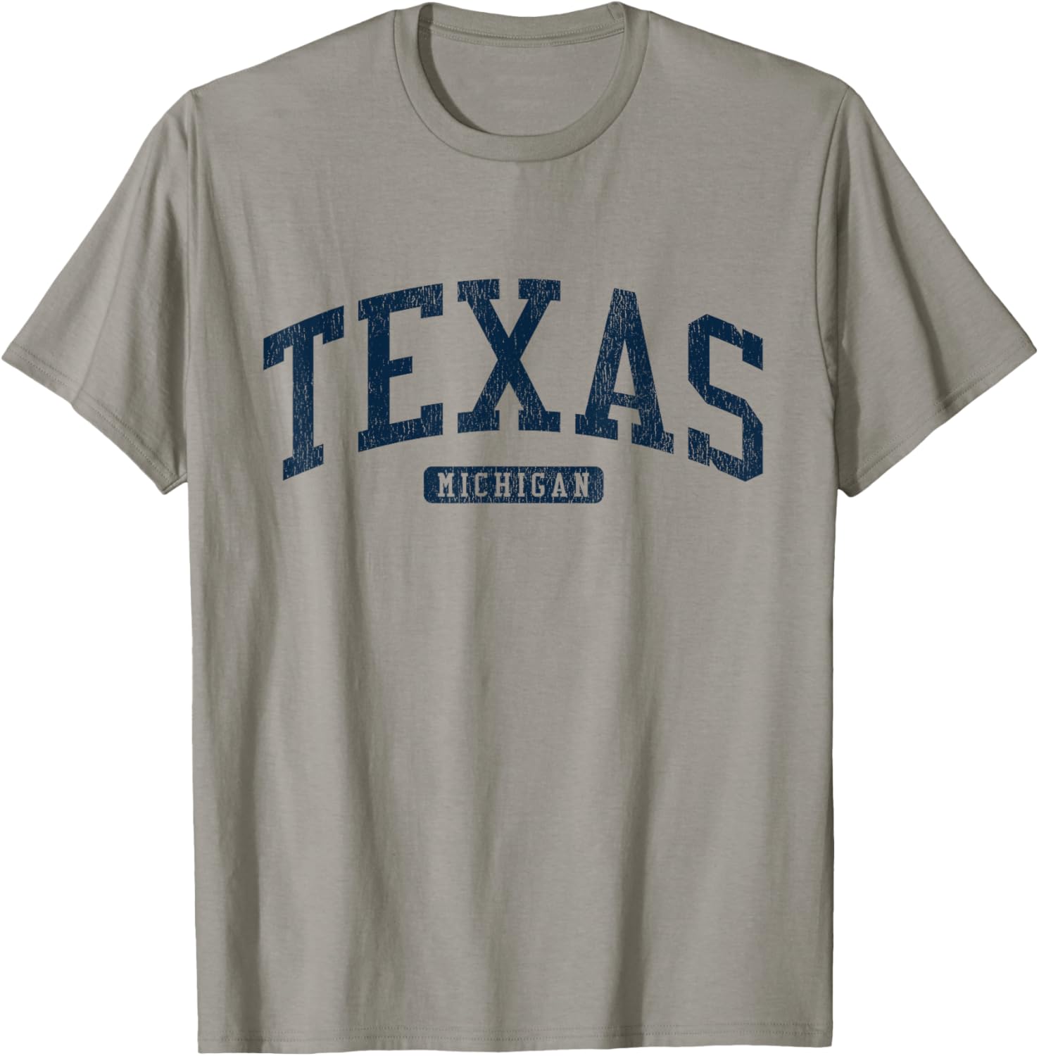 Texas Michigan College Blue T-Shirt Stylish Casual Wear for Students - 11