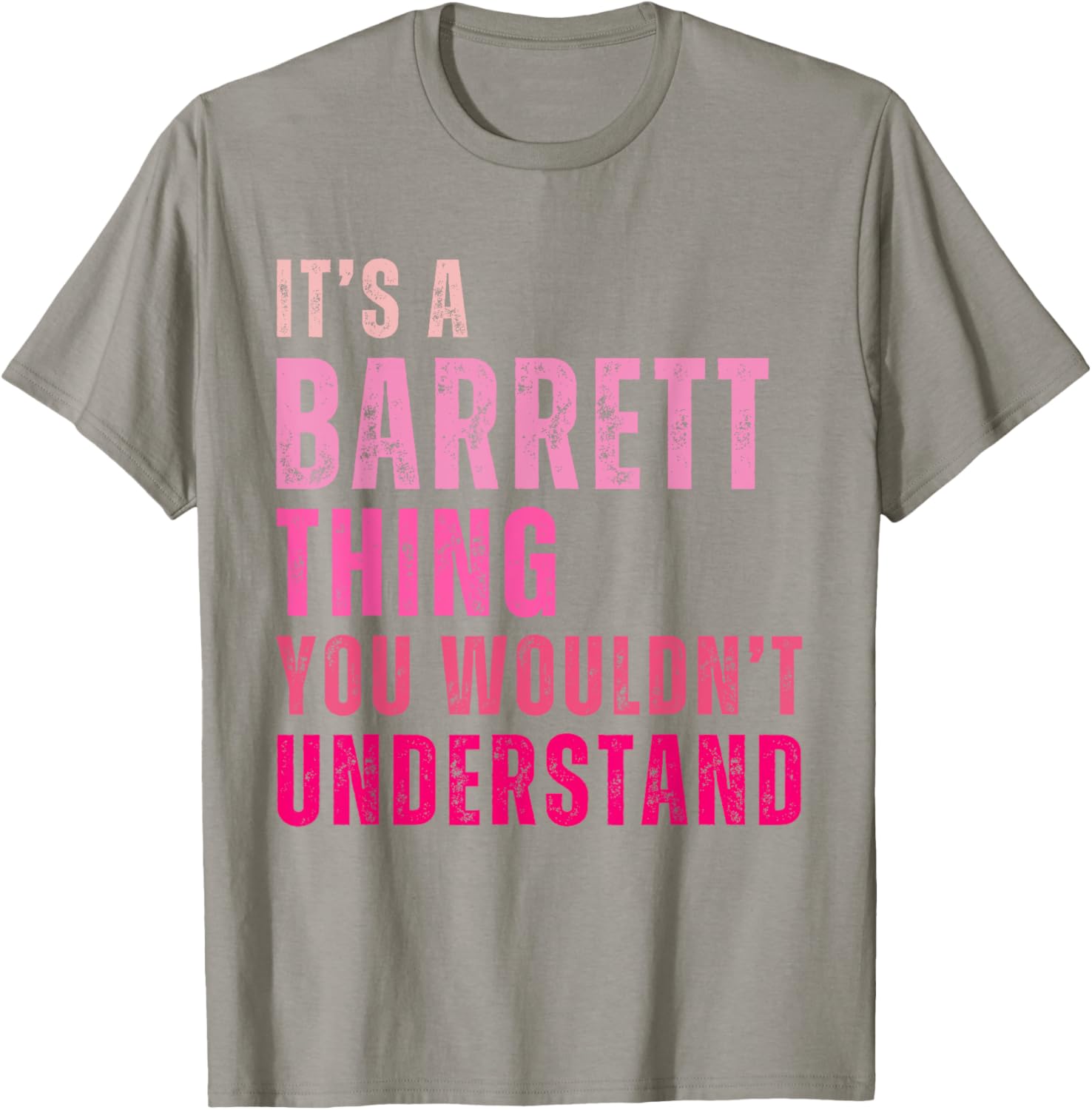 Barrett Vintage T-Shirt It's A Barrett Thing You Wouldn't Understand - 8
