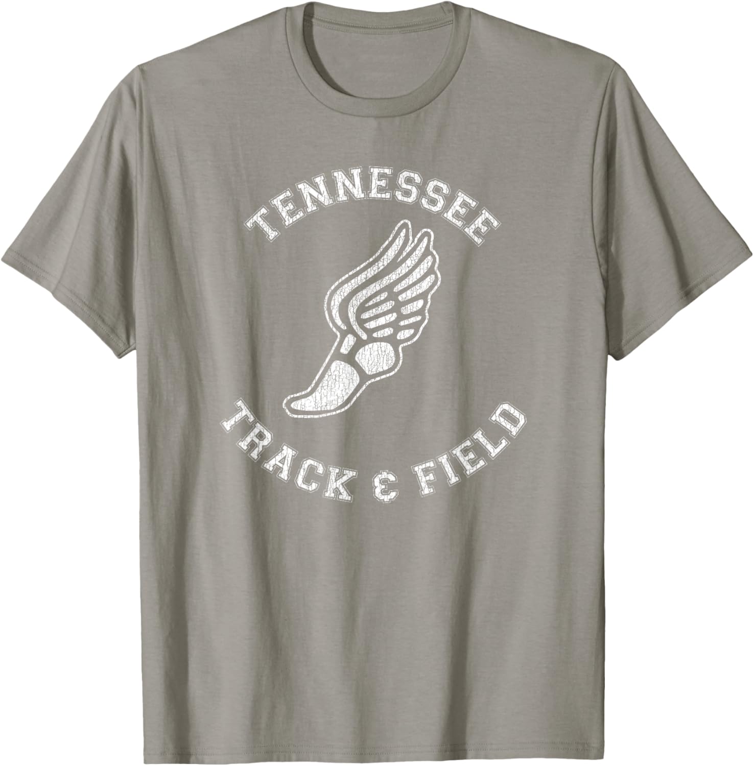 Tennessee Track and Field Retro Classic 80s Distressed T-Shirt - 27