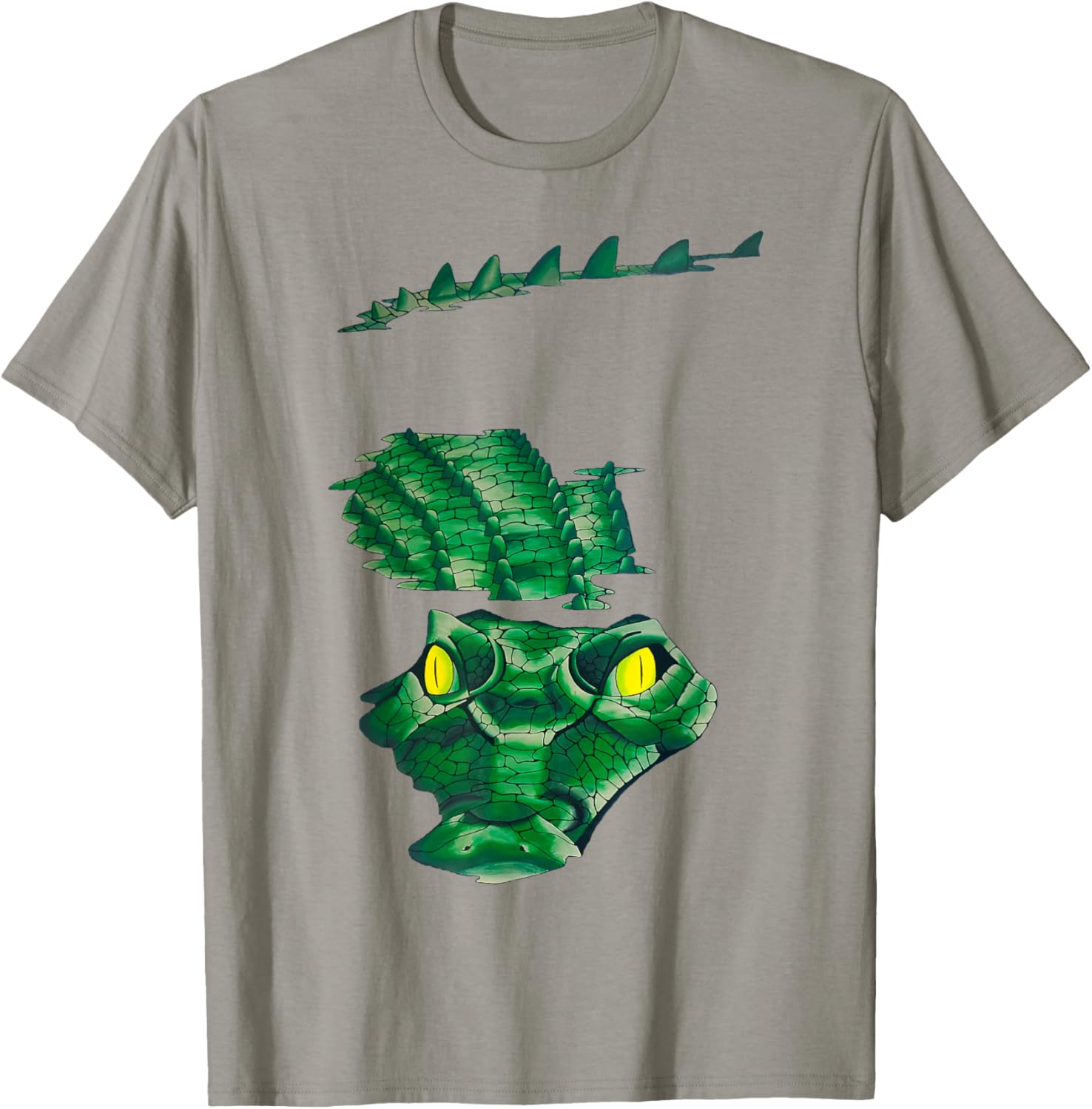 Vintage Crocodile Jurassic Art T-Shirt for Reptile Lovers and Collectors - 2