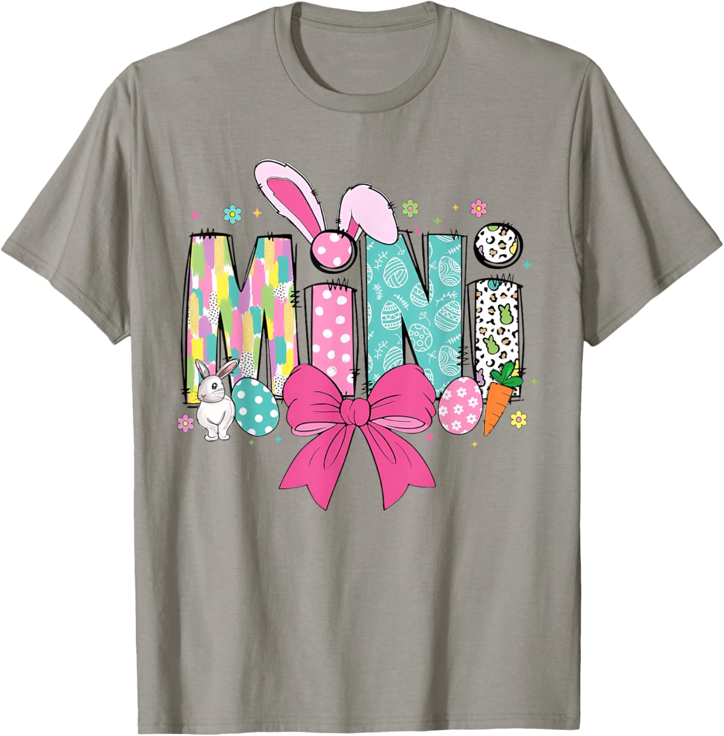 Adorable Mama Bunny Easter T-Shirt for Matching Family Celebrations - 21