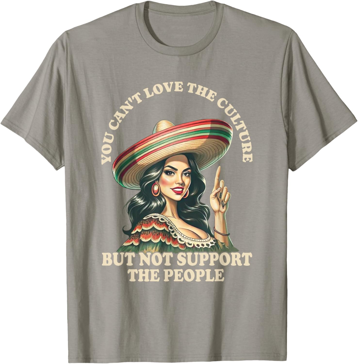 You Can't Love the Culture and Not Support the People Retro T-Shirt - 25
