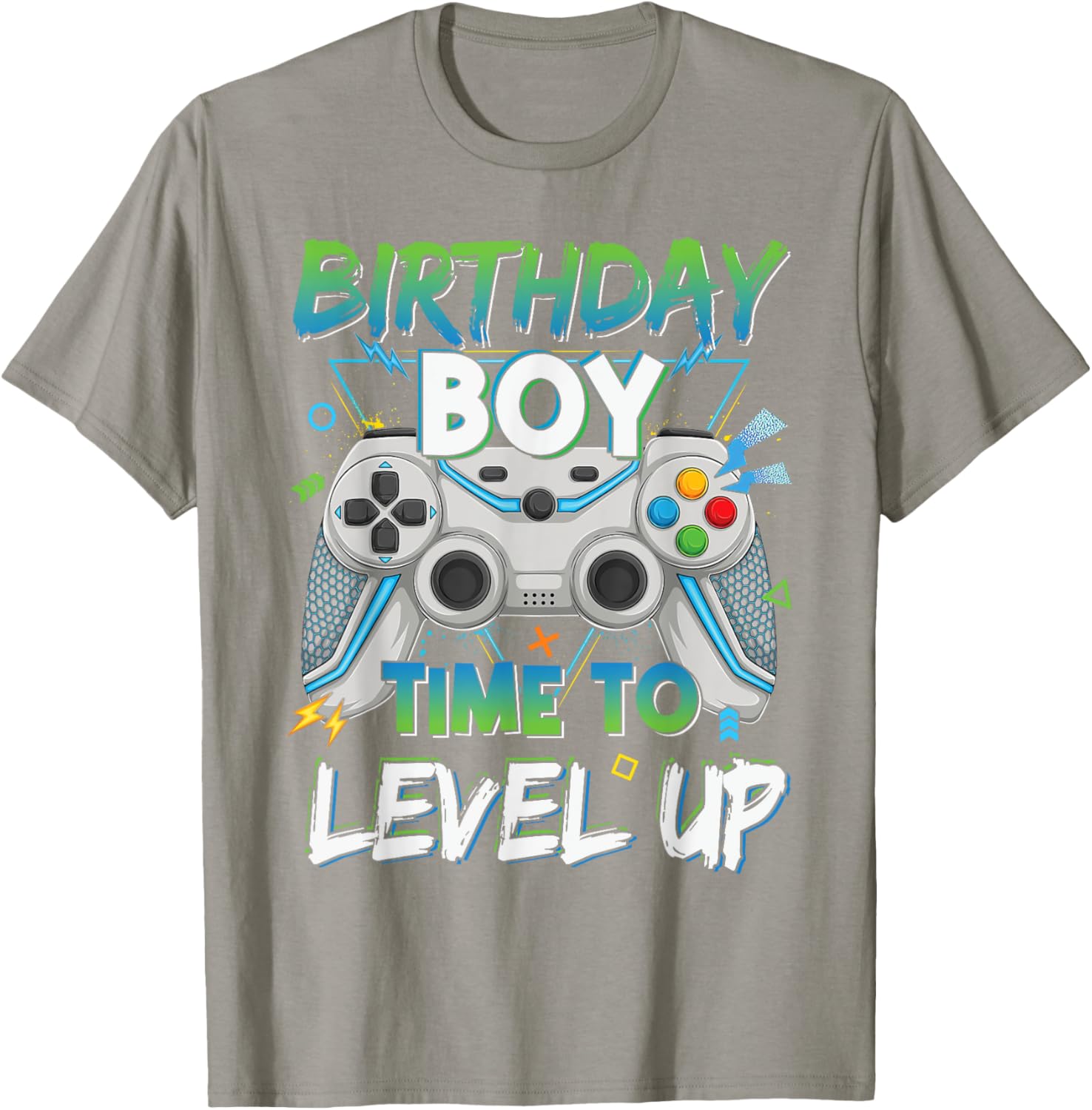 Level Up Gaming Birthday Boy T-Shirt for Young Gamer Boys - 3