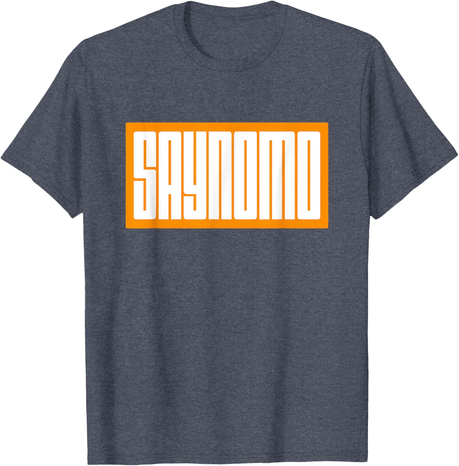 Trendy Orange SAYNOMO Graphic T-Shirt for Casual Fashion Lovers - 4