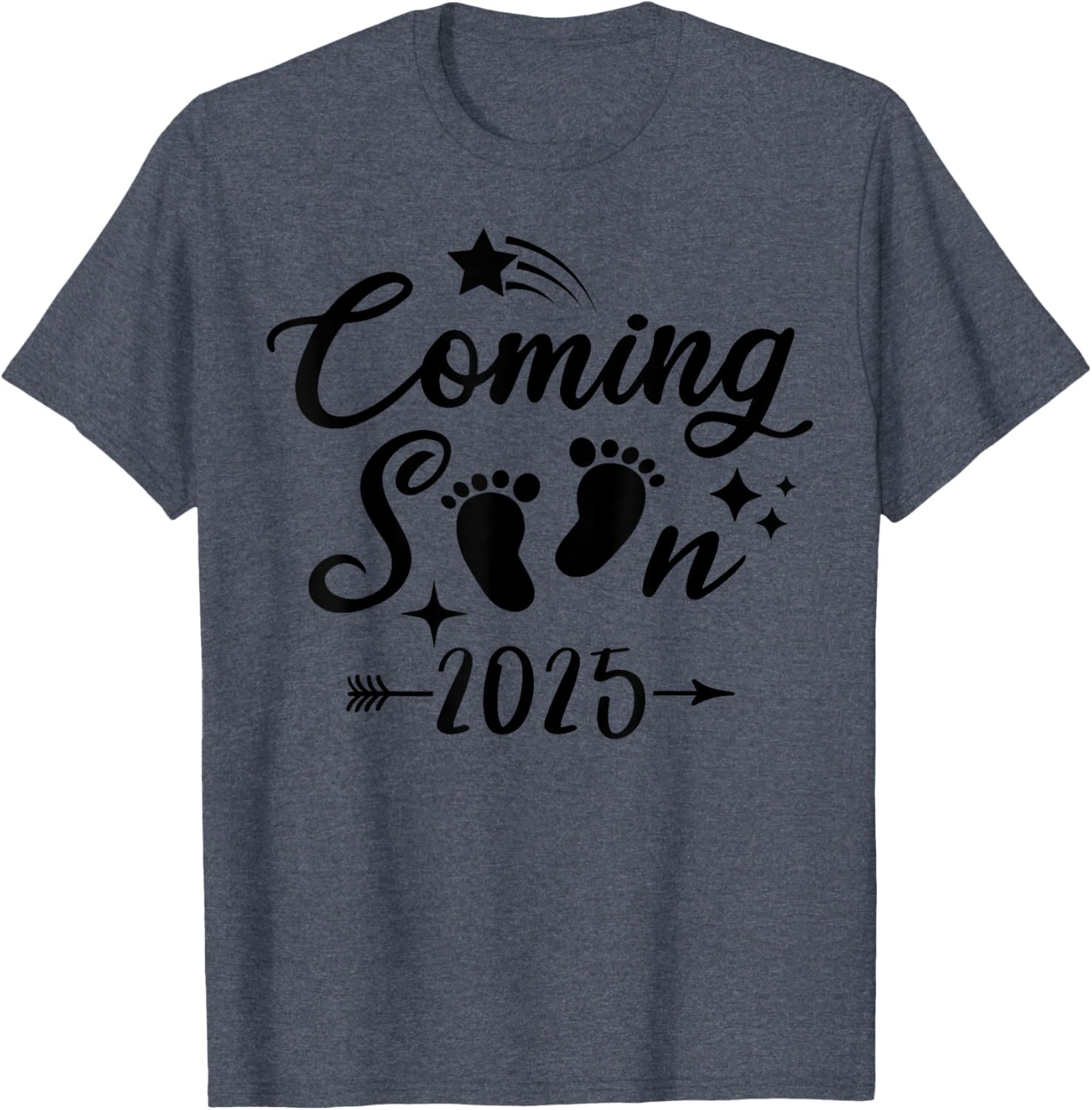 Baby Coming Soon 2025 Newborn Reveal T-Shirt for Expecting Parents - 15