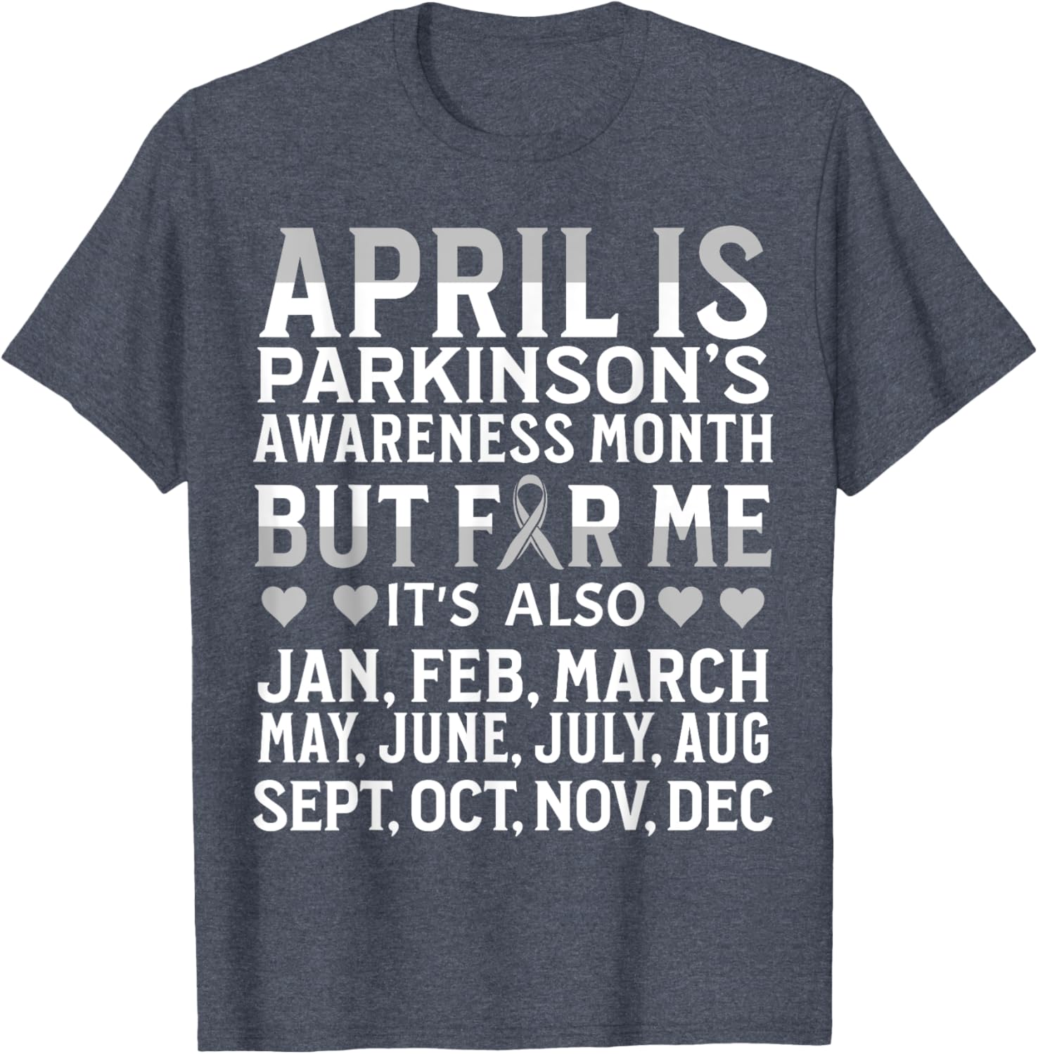 Support Parkinson's Awareness with Our April T-Shirt for Everyone - 8