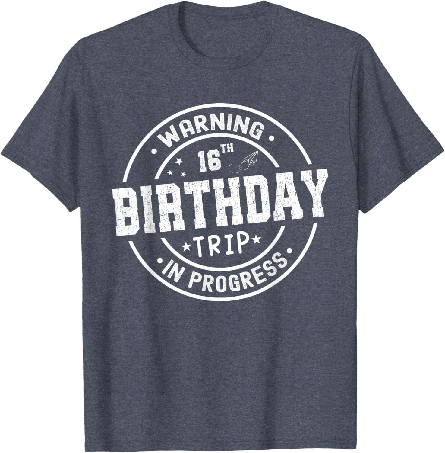 Funny 16th Birthday Trip In Progress T-Shirt for Teens and Kids - 9