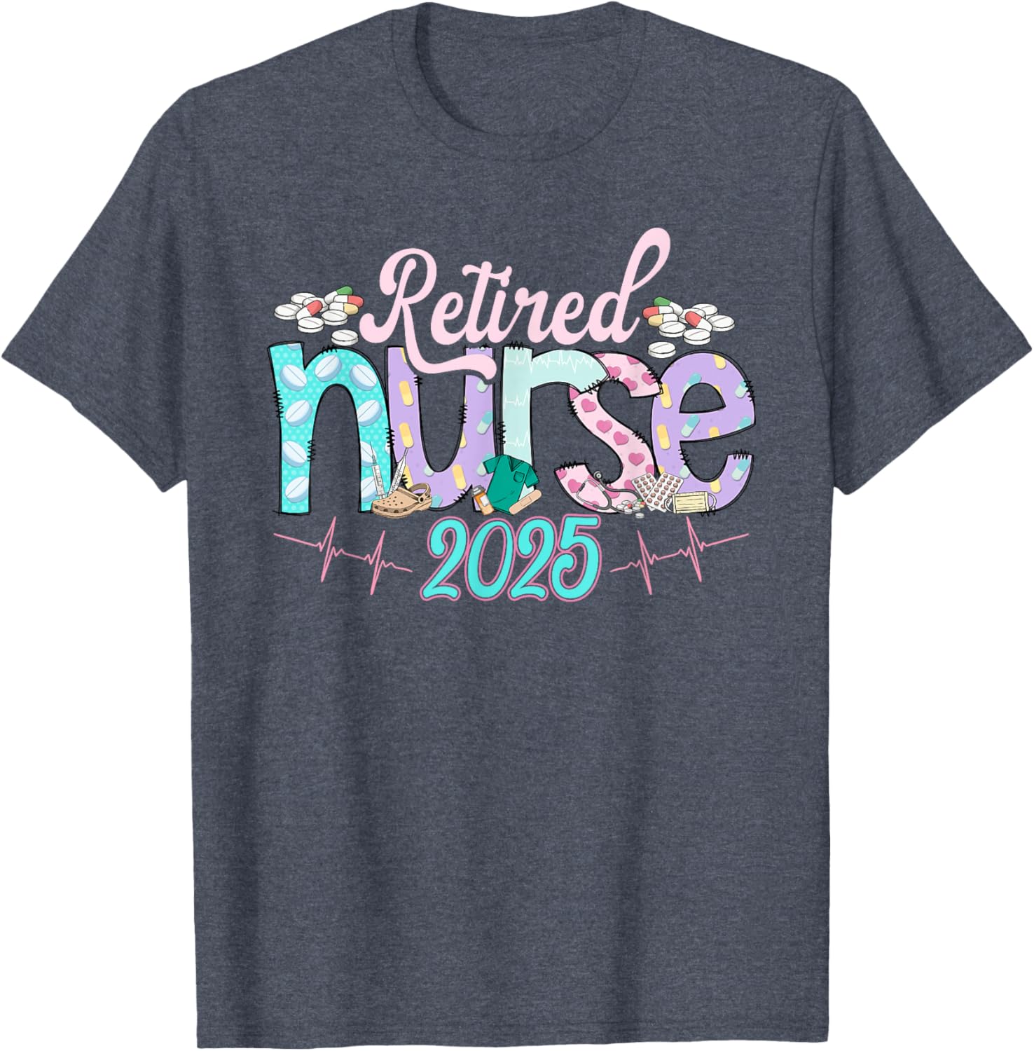 Tie Dye Retired Nurse T-Shirt 2025 Perfect Gift for Nurses - 28