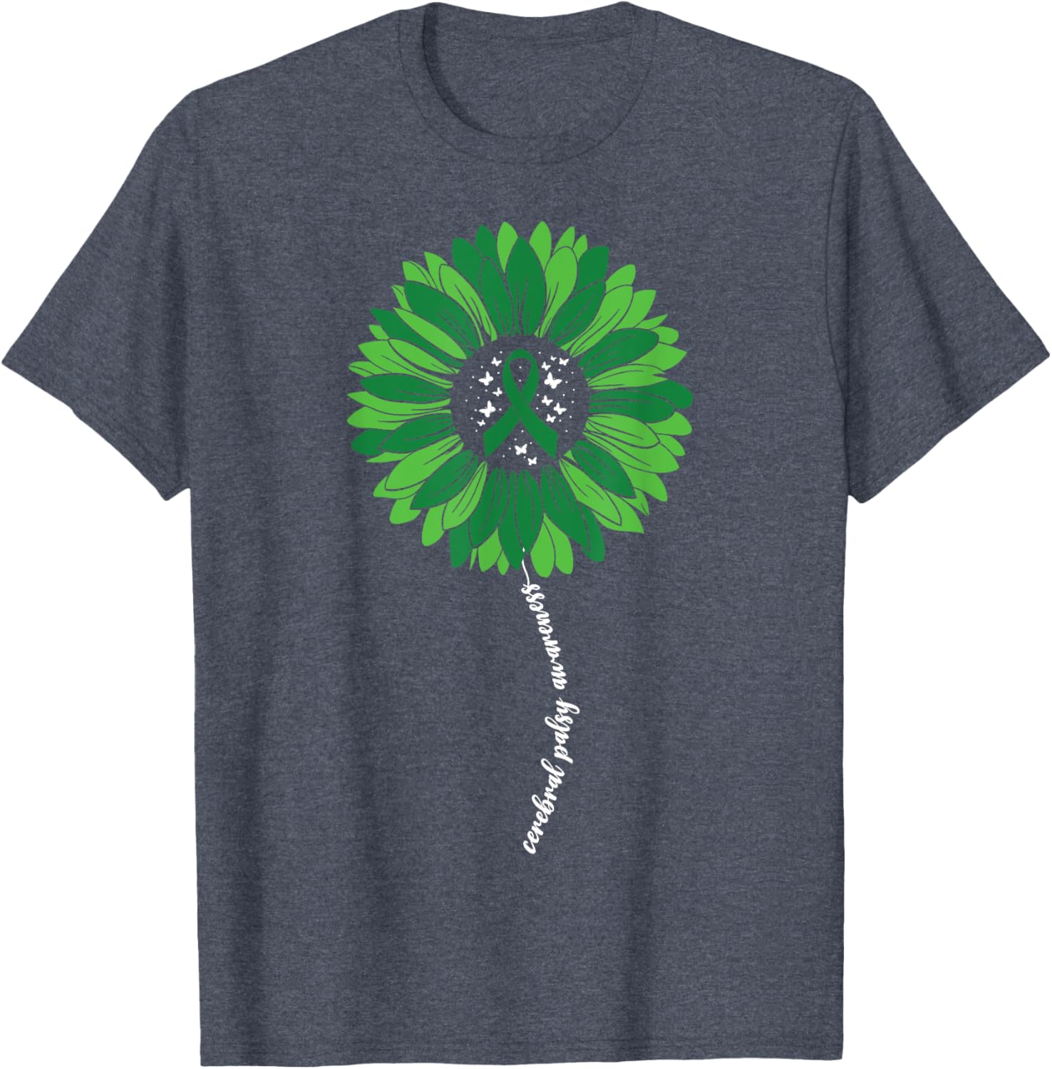 Sunflower Warrior T-Shirt for Women - Cerebral Palsy Awareness Apparel - 8