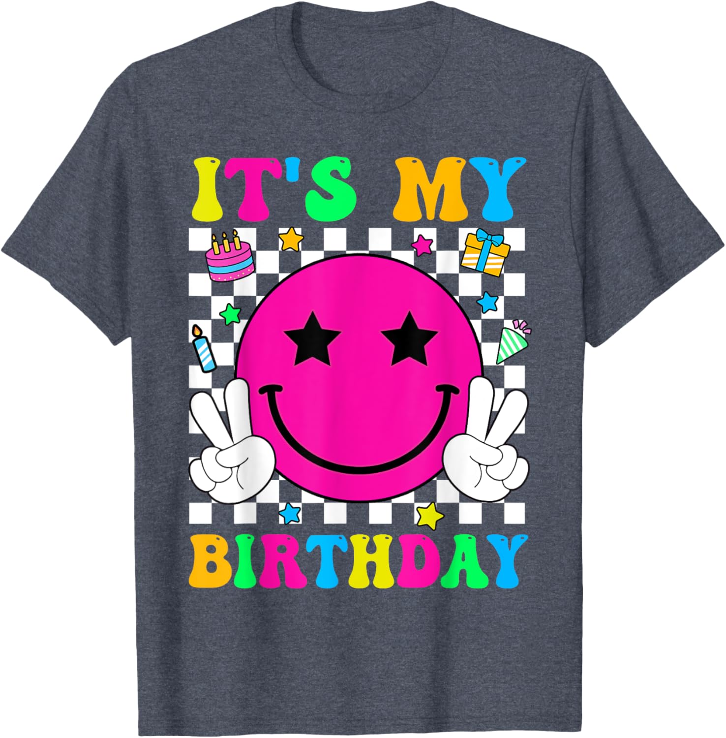 Groovy It's My Birthday T-Shirt for Men, Women, Teens, and Kids - 26