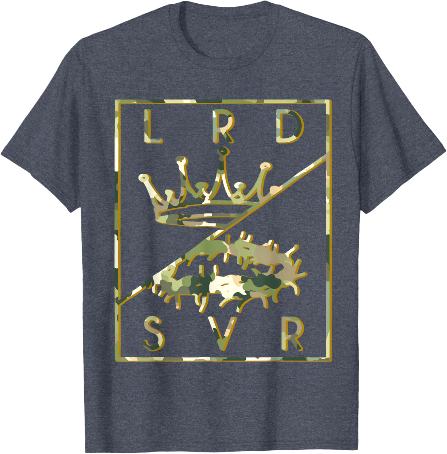 Camo Jesus Crown T-Shirt - Christian King Lord & Savior Apparel - 27