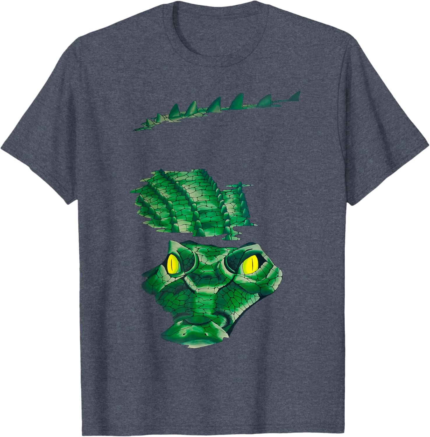 Vintage Crocodile Jurassic Art T-Shirt for Reptile Lovers and Collectors - 11