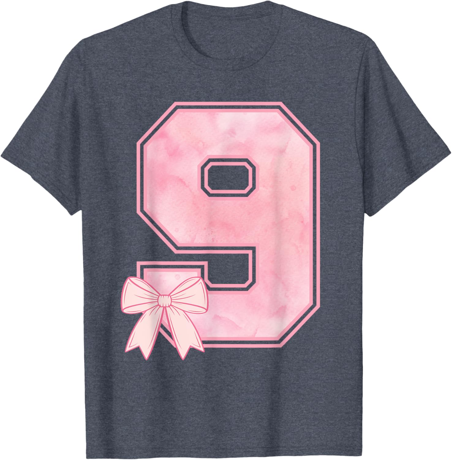 Adorable Pink Coquette Bow T-Shirt for 9 Year Old Birthday Girls - 11