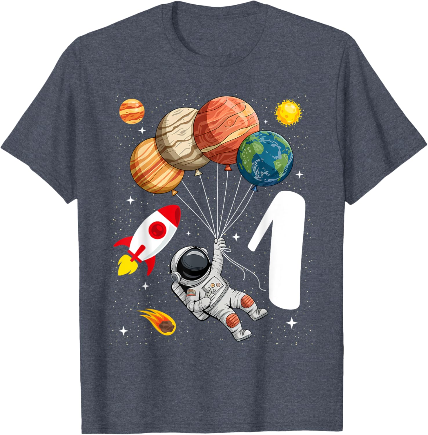 Adorable 1st Birthday Astronaut T-Shirt for Boys and Girls - 10