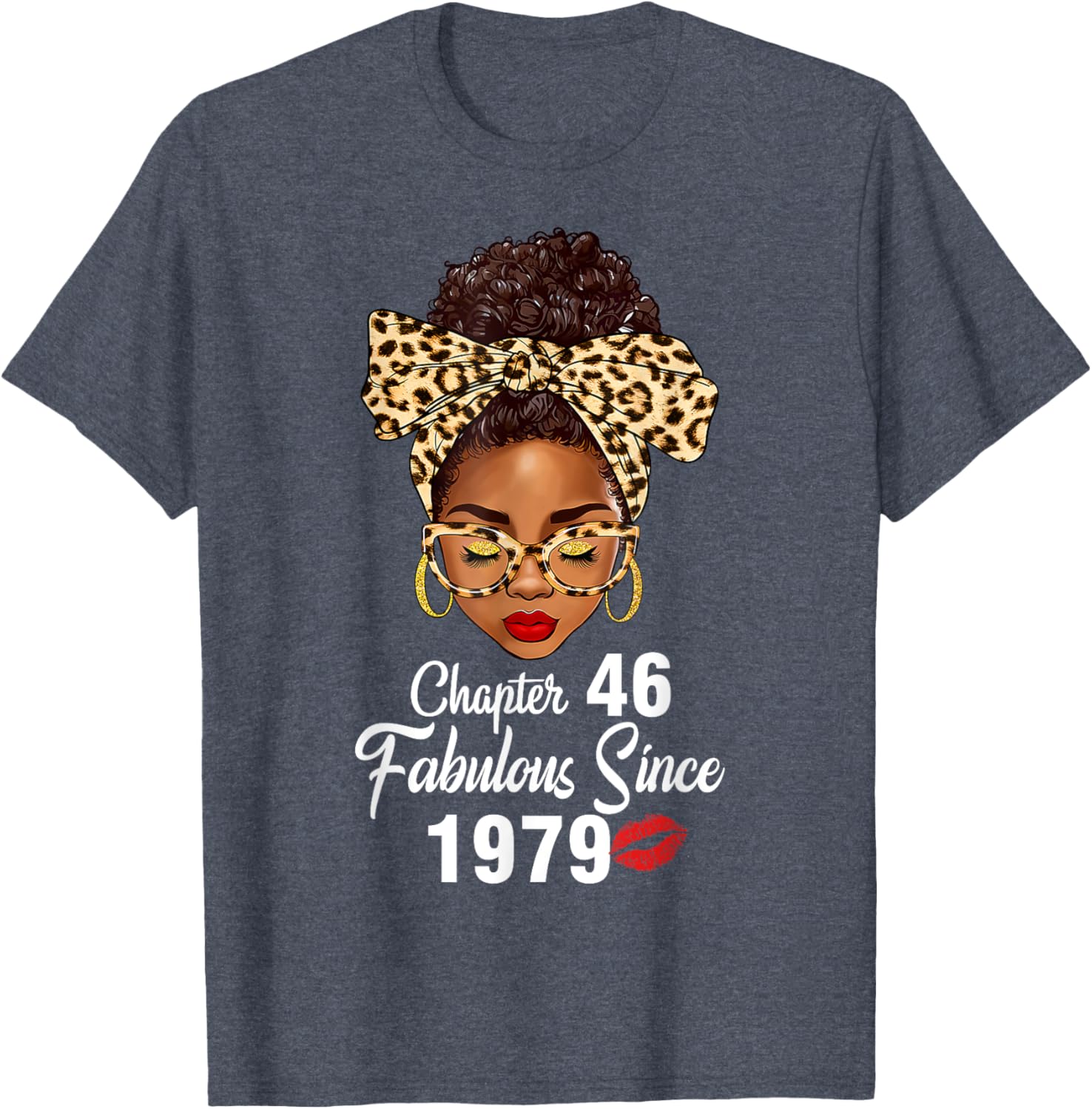 Fabulous Since 1979 46th Birthday Leopard T-Shirt for Women - 9