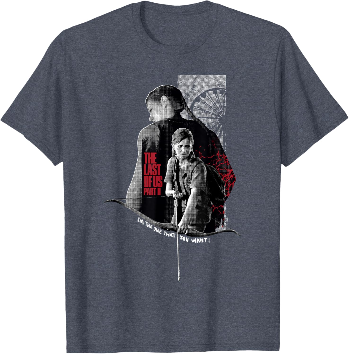 The Last of Us Part II Abby Ellie I'm The One T-Shirt for Gamers - 7