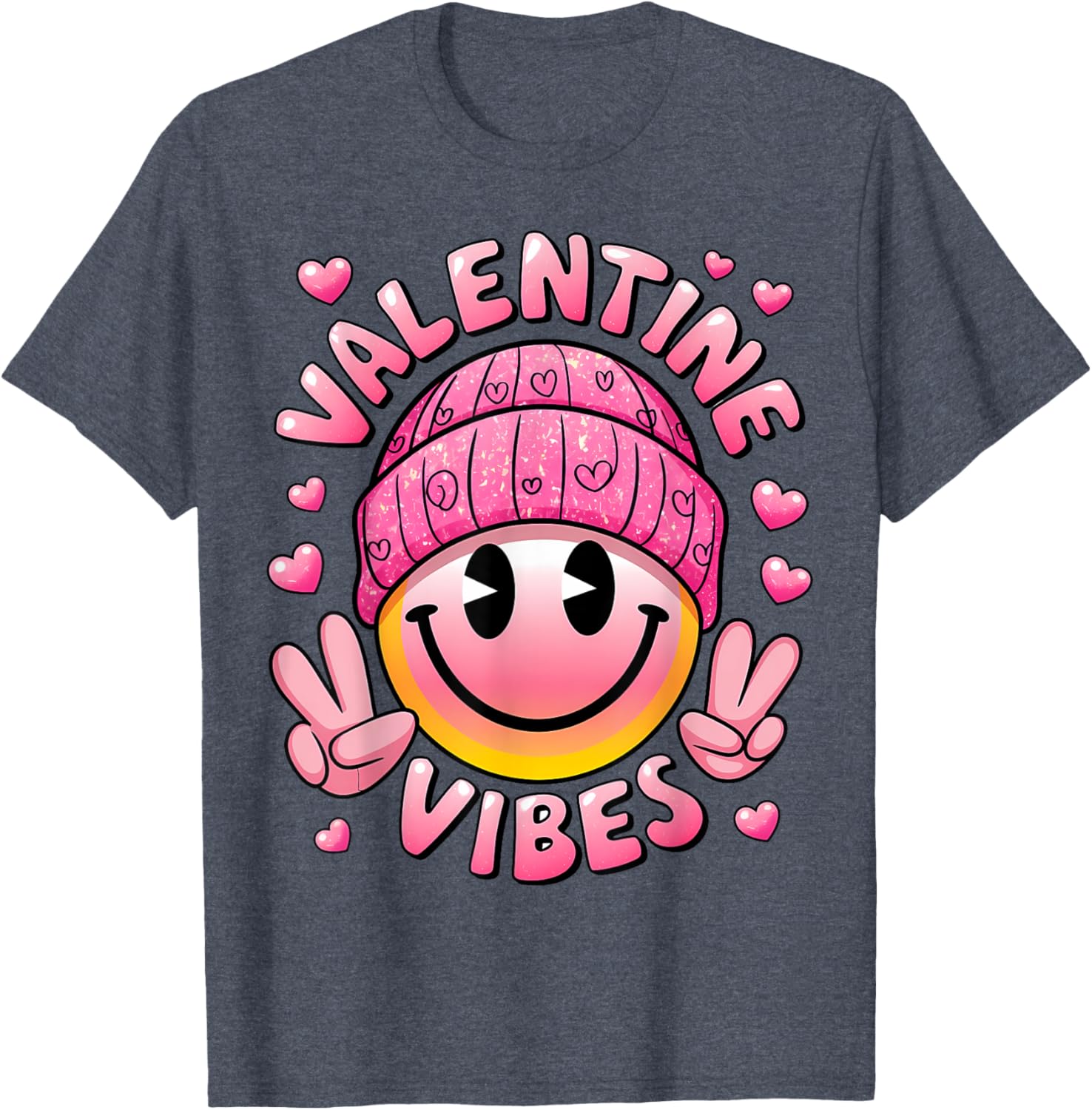 Valentine Vibes T-Shirt for Men, Women, and Kids - Perfect for Love Day - 6