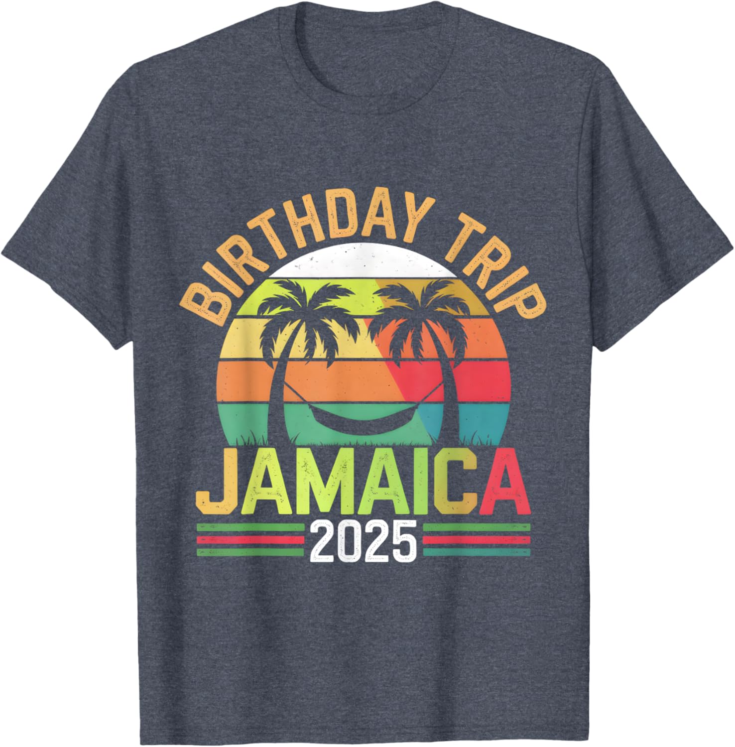 Jamaica 2025 Birthday Girls Trip Matching T-Shirt for Fun Celebrations - 3