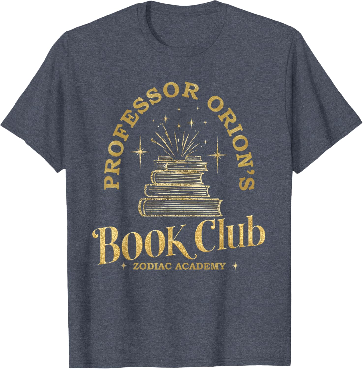 Academy Book Nerd Professor Orion's Zodiac BookClub T-Shirt for Fans - 1