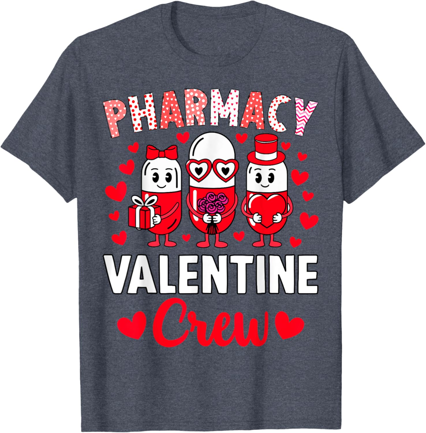Valentine Pharmacy Tech T-Shirt Perfect Gift for Pharmacy Lovers - 14
