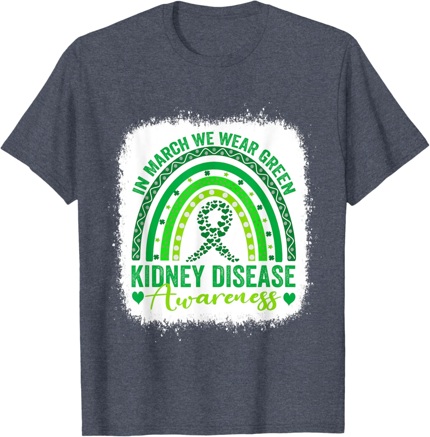 We Wear Green for Kidney Disease Awareness Month 2025 T-Shirt - 13