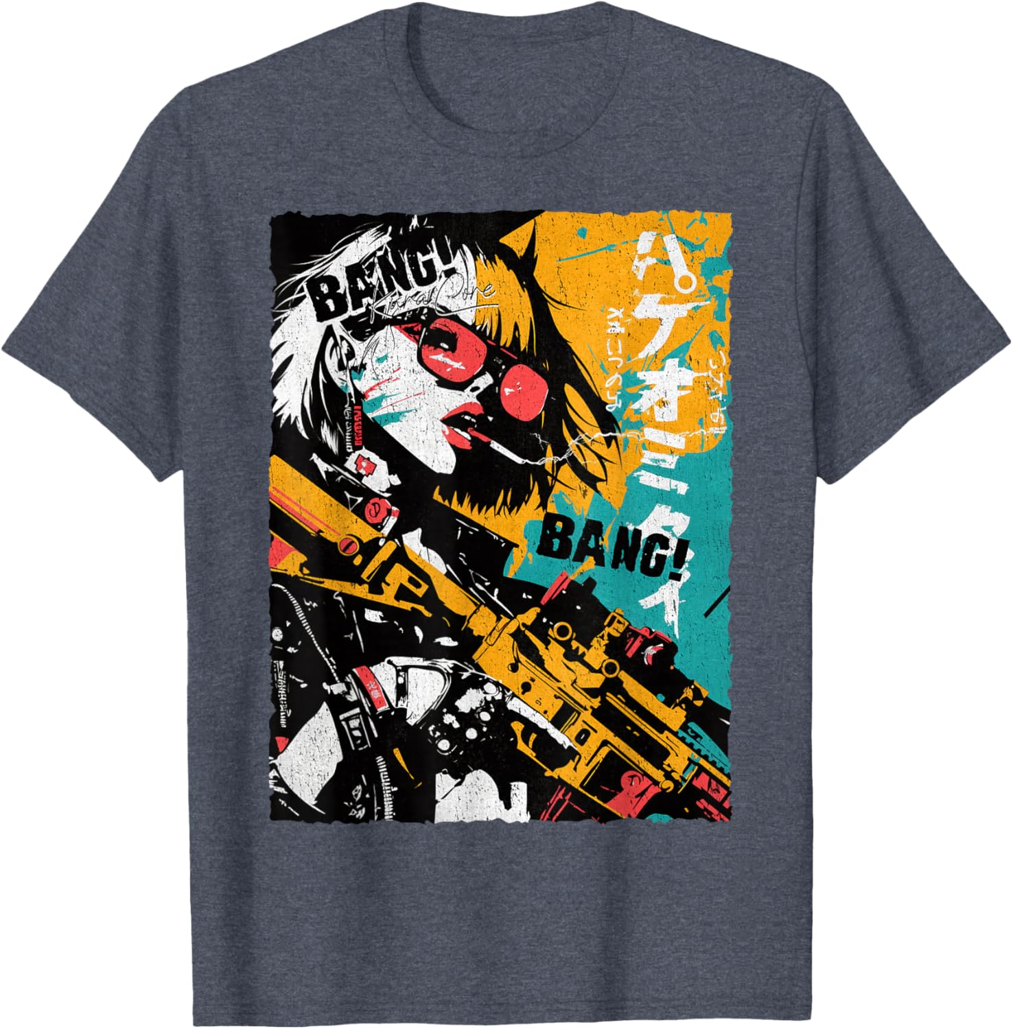 Trendy Japanese Cyberpunk Y2K Retro Techwear Manga T-Shirt for Fans - 11