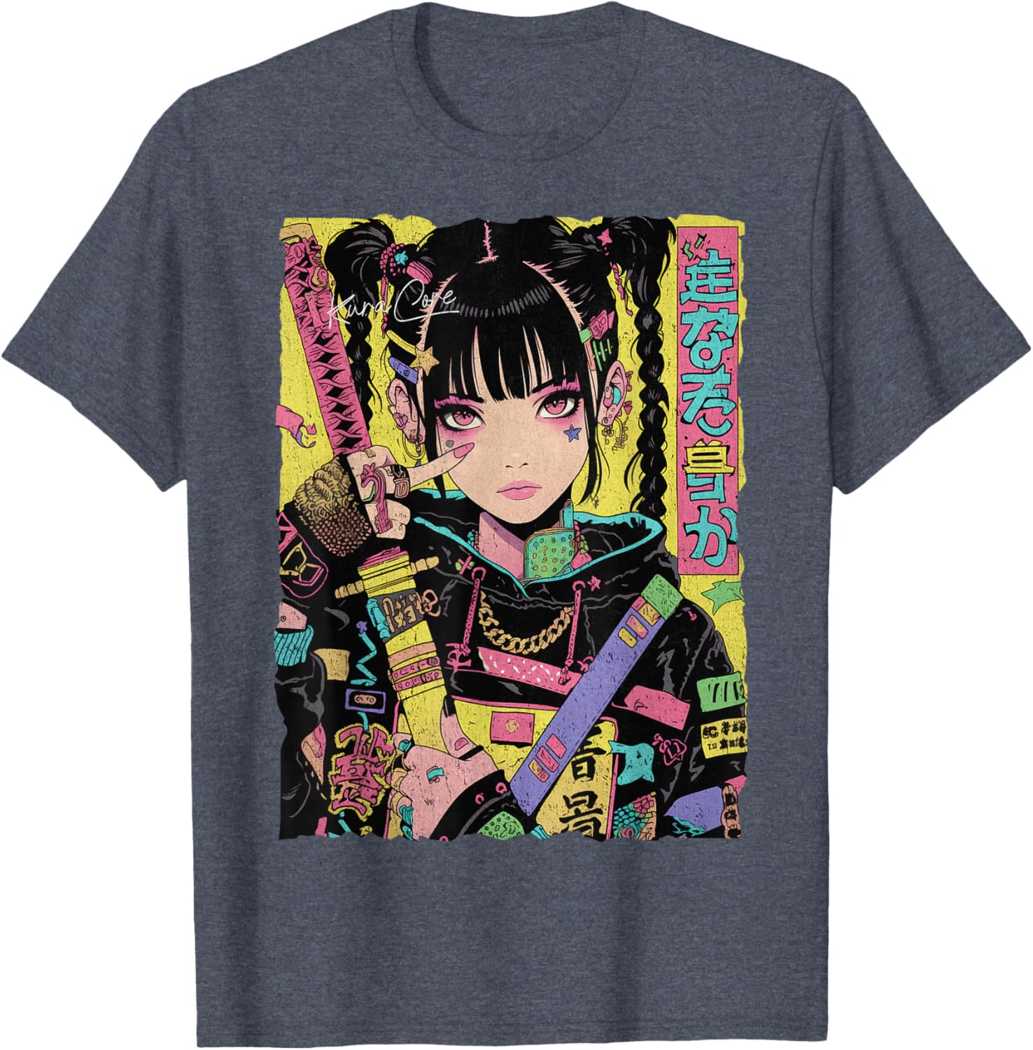 Trendy Japanese Cyberpunk Y2K Techwear Anime T-Shirt for Fashion Lovers - 10