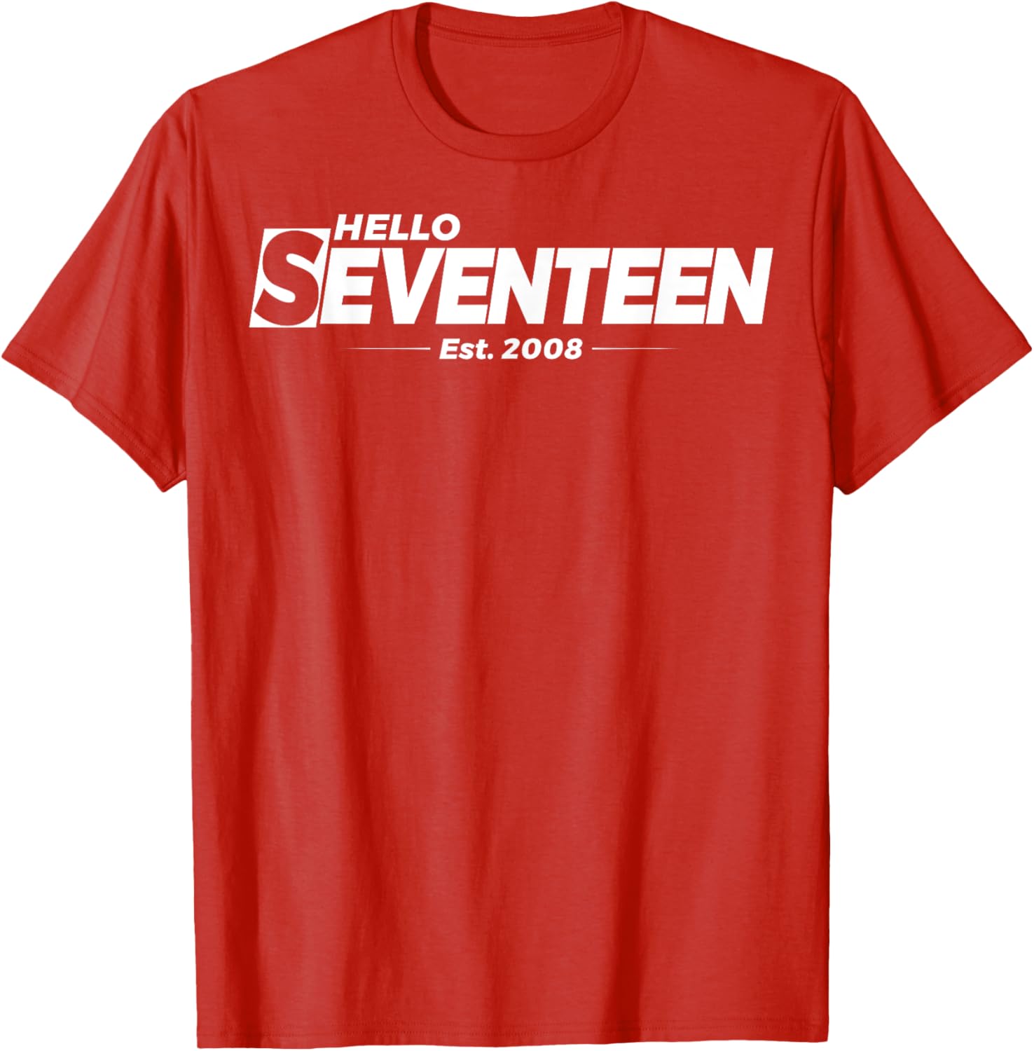 Hello Seventeen Birthday T-Shirt for 17th Birthday Celebration Gifts - 15