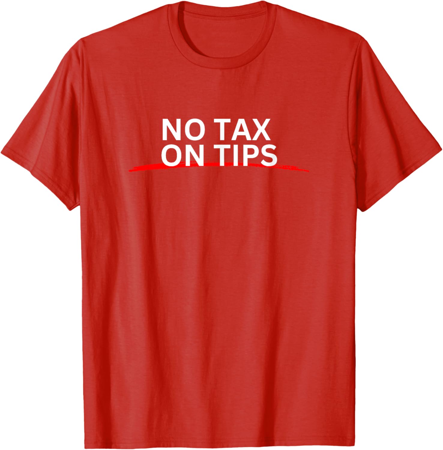 Tax Season No Tax On Tips T-Shirt for Fun and Casual Wear - 4