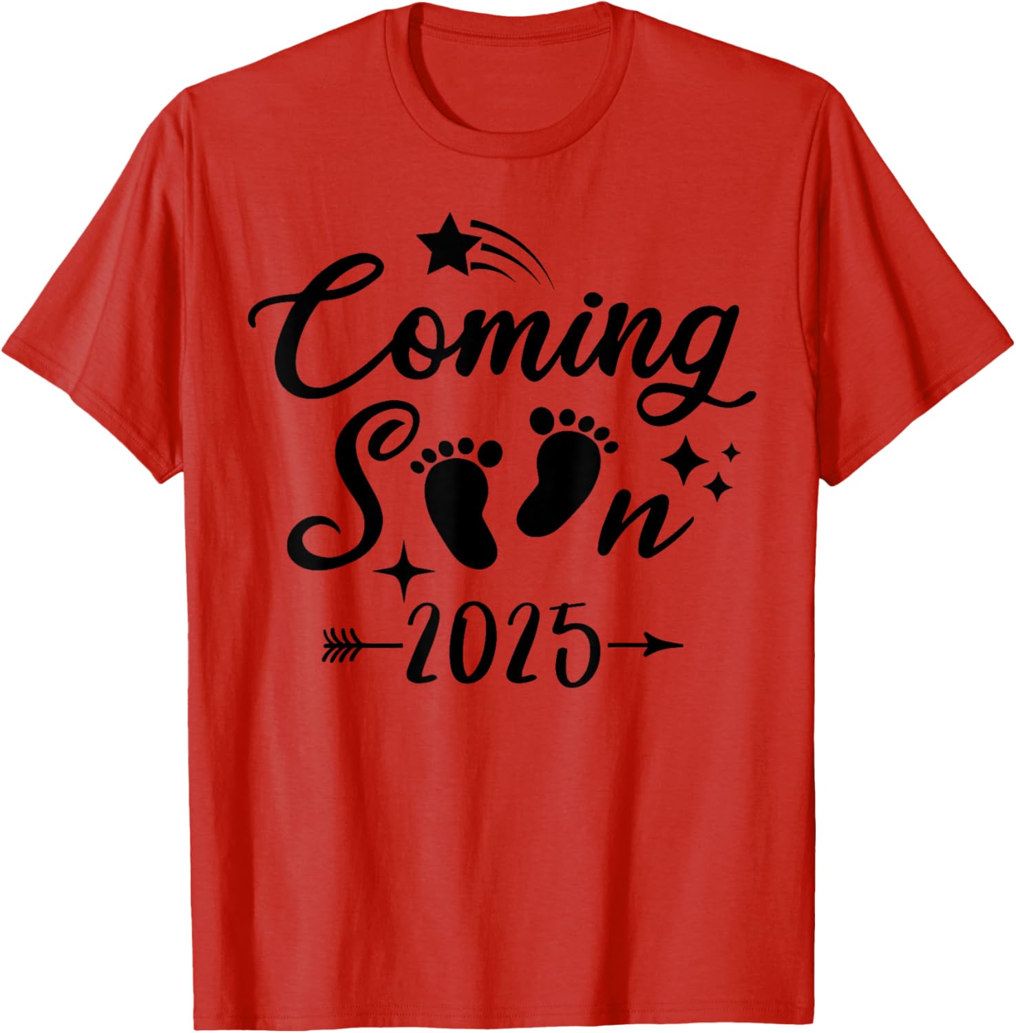 Baby Coming Soon 2025 Newborn Reveal T-Shirt for Expecting Parents - 17